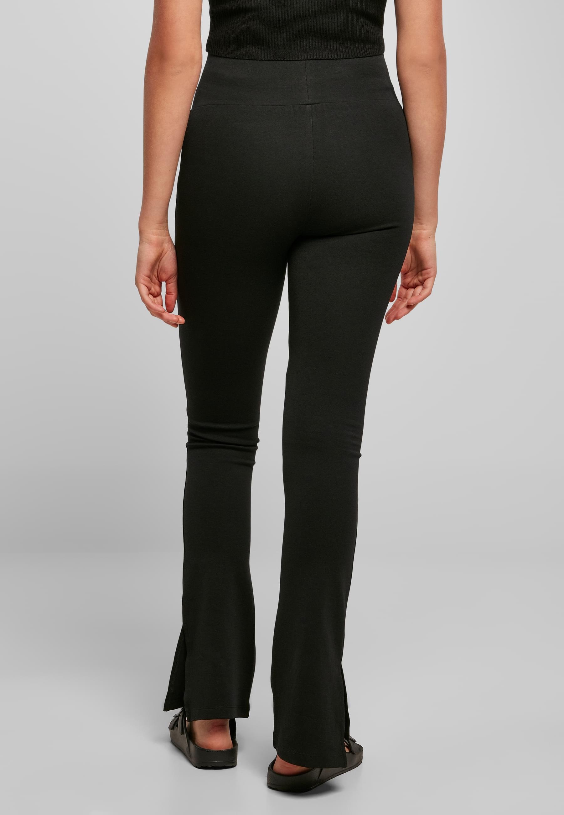 URBAN CLASSICS Leggings »Urban Classics Damen Ladies High Waist Side Slit Leggings«, (1 tlg.)
