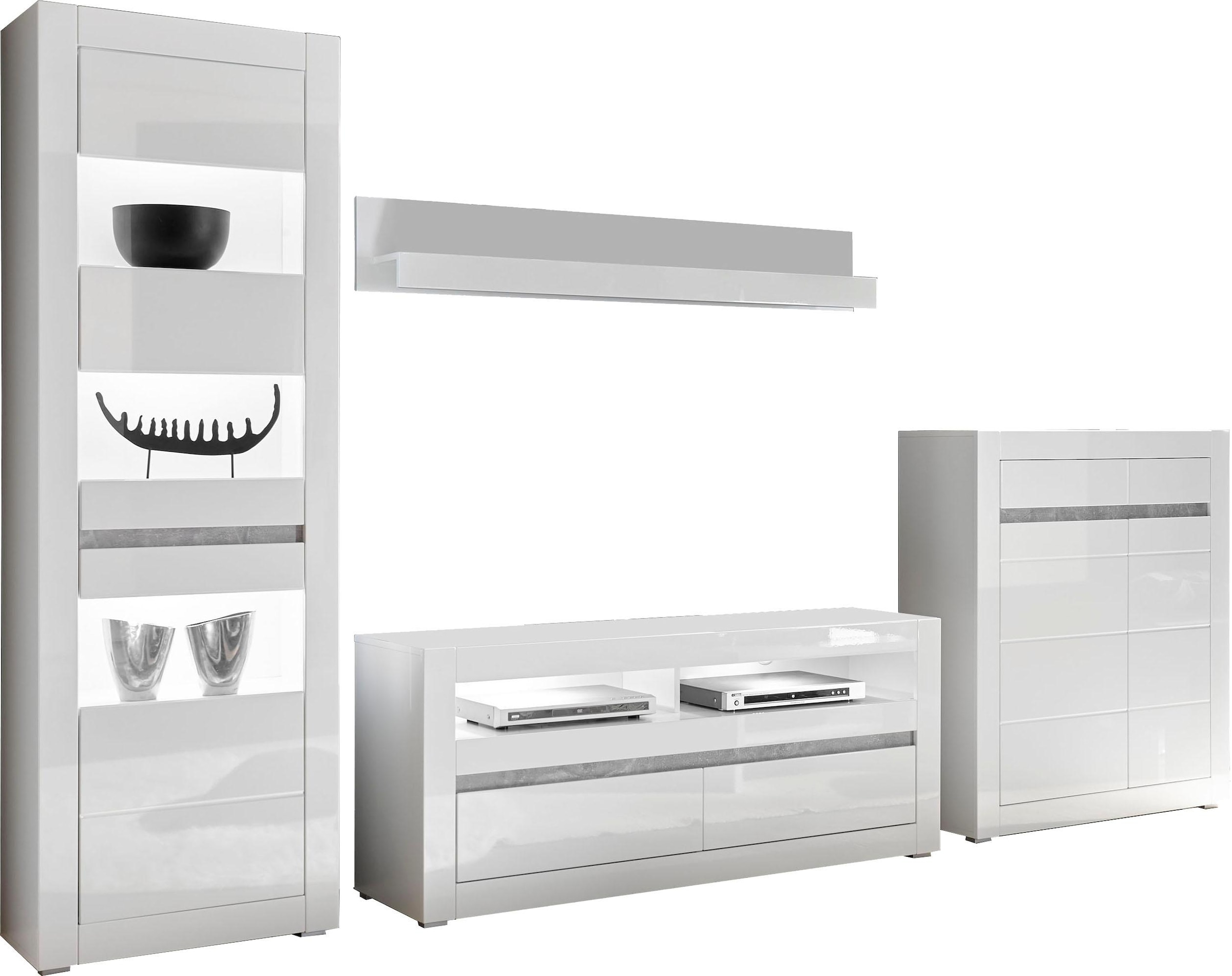 INOSIGN Wohnwand "Carat" Set, 4 Stk. tlg. günstig online kaufen