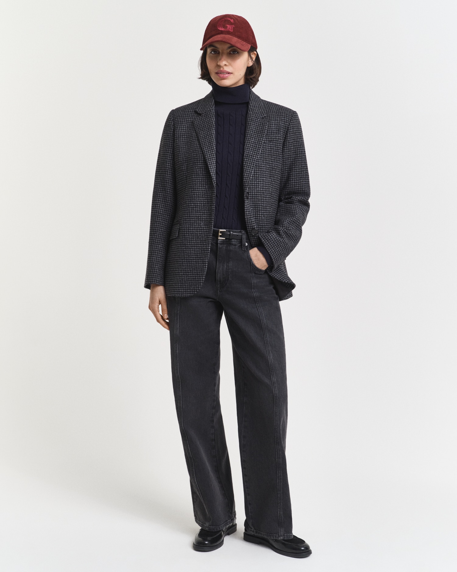 Gant Rollkragenpullover »STRETCH COTTON CABLE TURTLENECK«, mit Zopfmuster