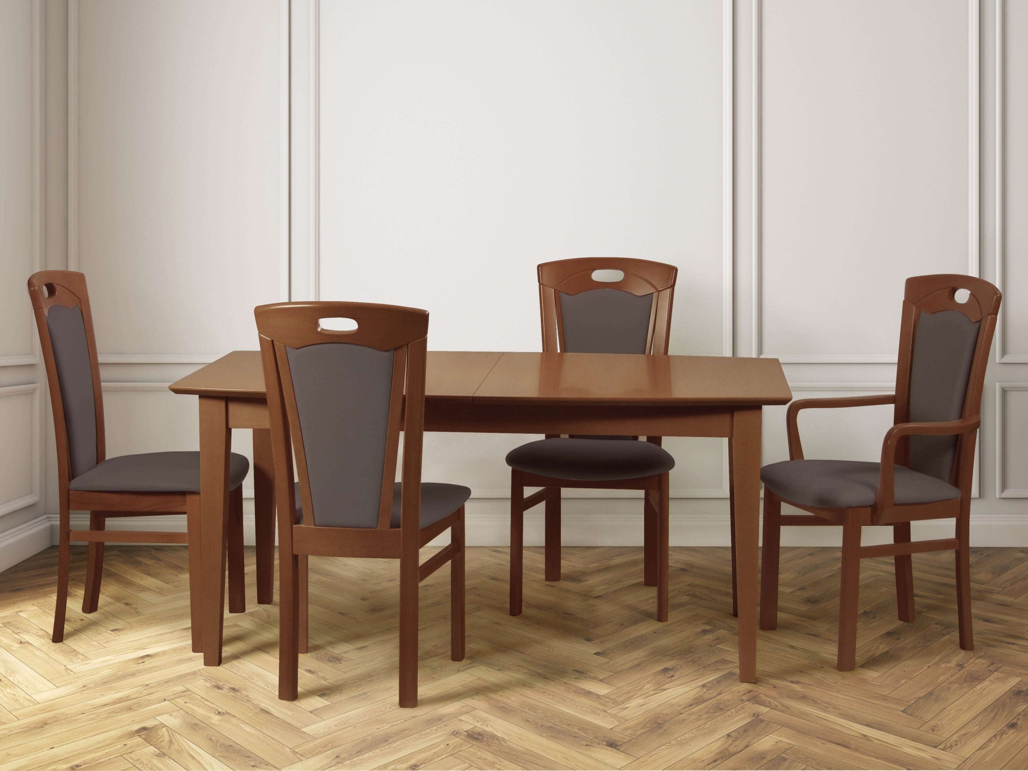 Home affaire Esszimmerstuhl "FERDI Made in Italy, Massivholz" (Set) 2 Stk.B günstig online kaufen