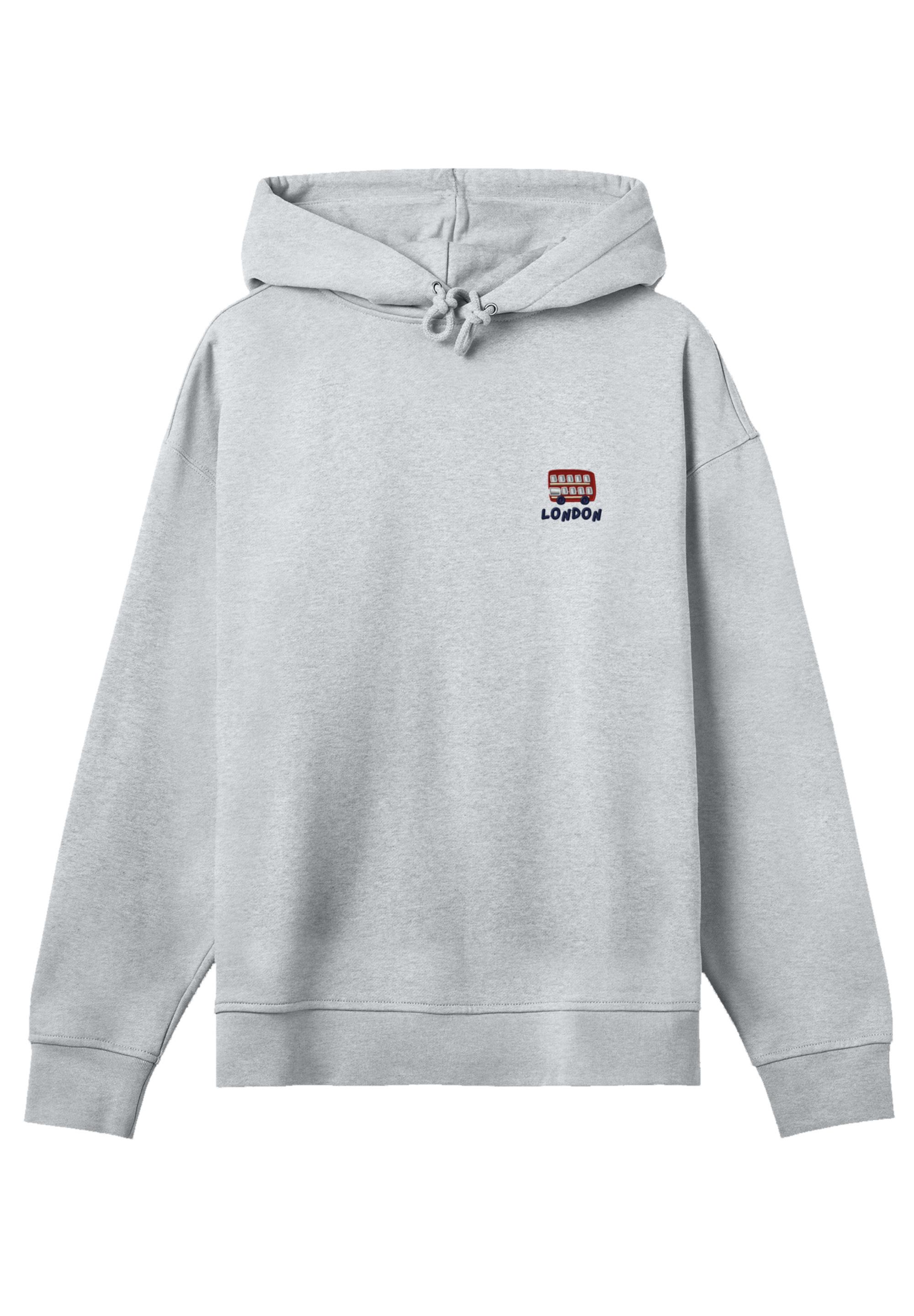 F4NT4STIC Kapuzenpullover »London Red Bus Bestickt«, Premium Qualität
