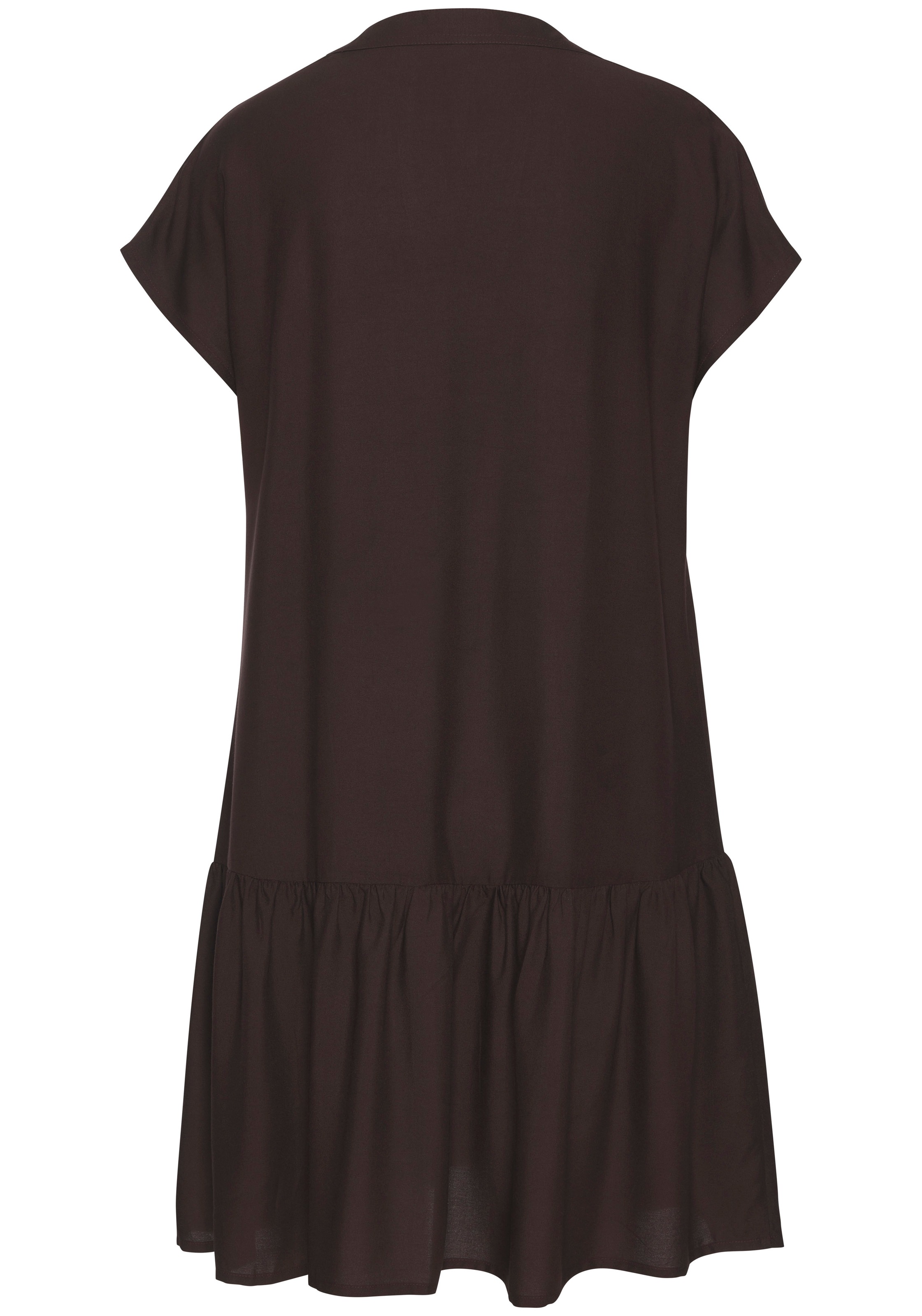 LASCANA Blusenkleid mit Volant am Rock