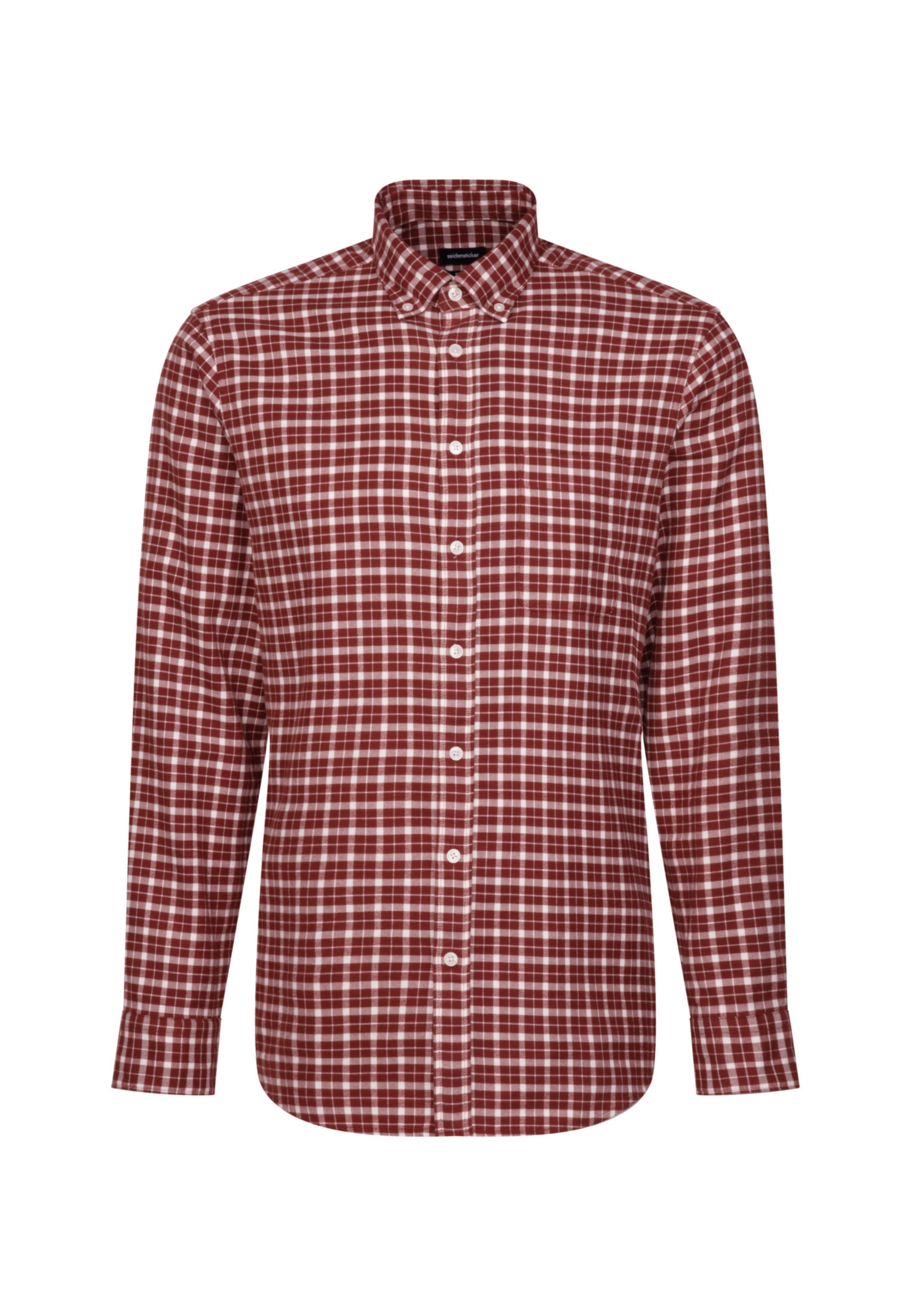 seidensticker Businesshemd »Schwarze Rose«, Regular Langarm Button-Down-Kragen Karo