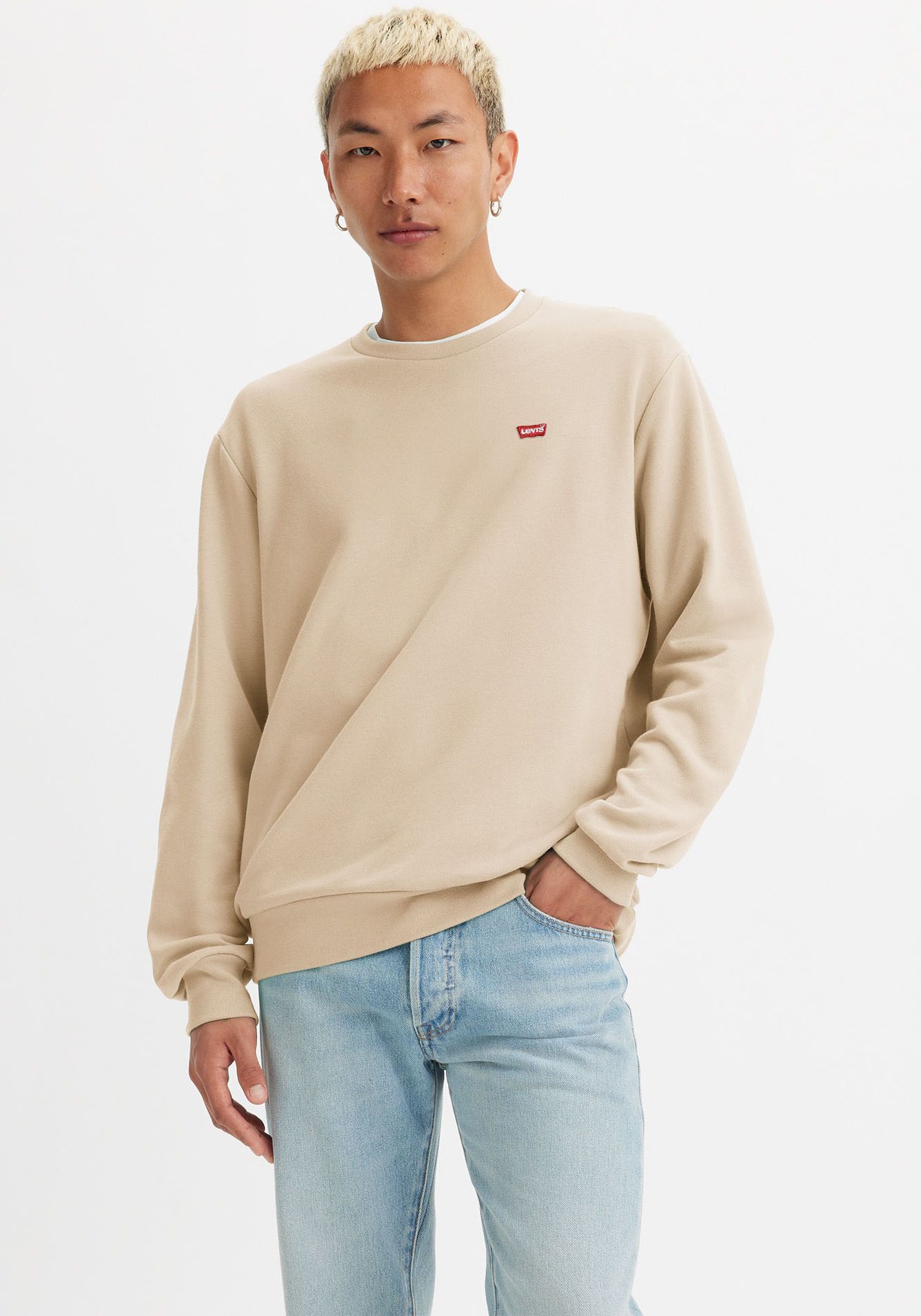 Levis "SWEATSHIRT NEW ORIGINAL CREW", Innen weich angeraut günstig online kaufen