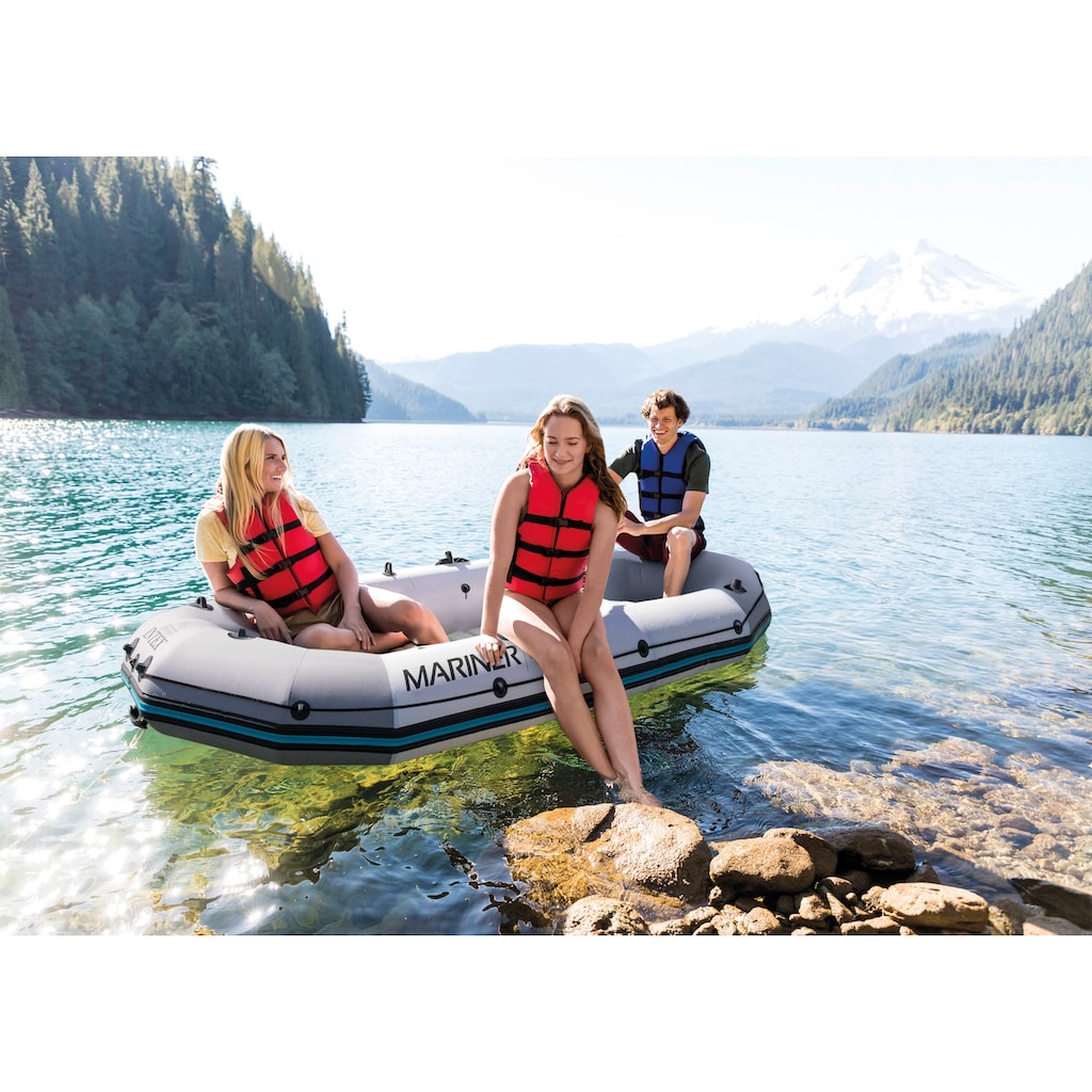 Intex Schlauchboot »Mariner 4«, (Set, mit 2 Paddeln und Luftpumpe)