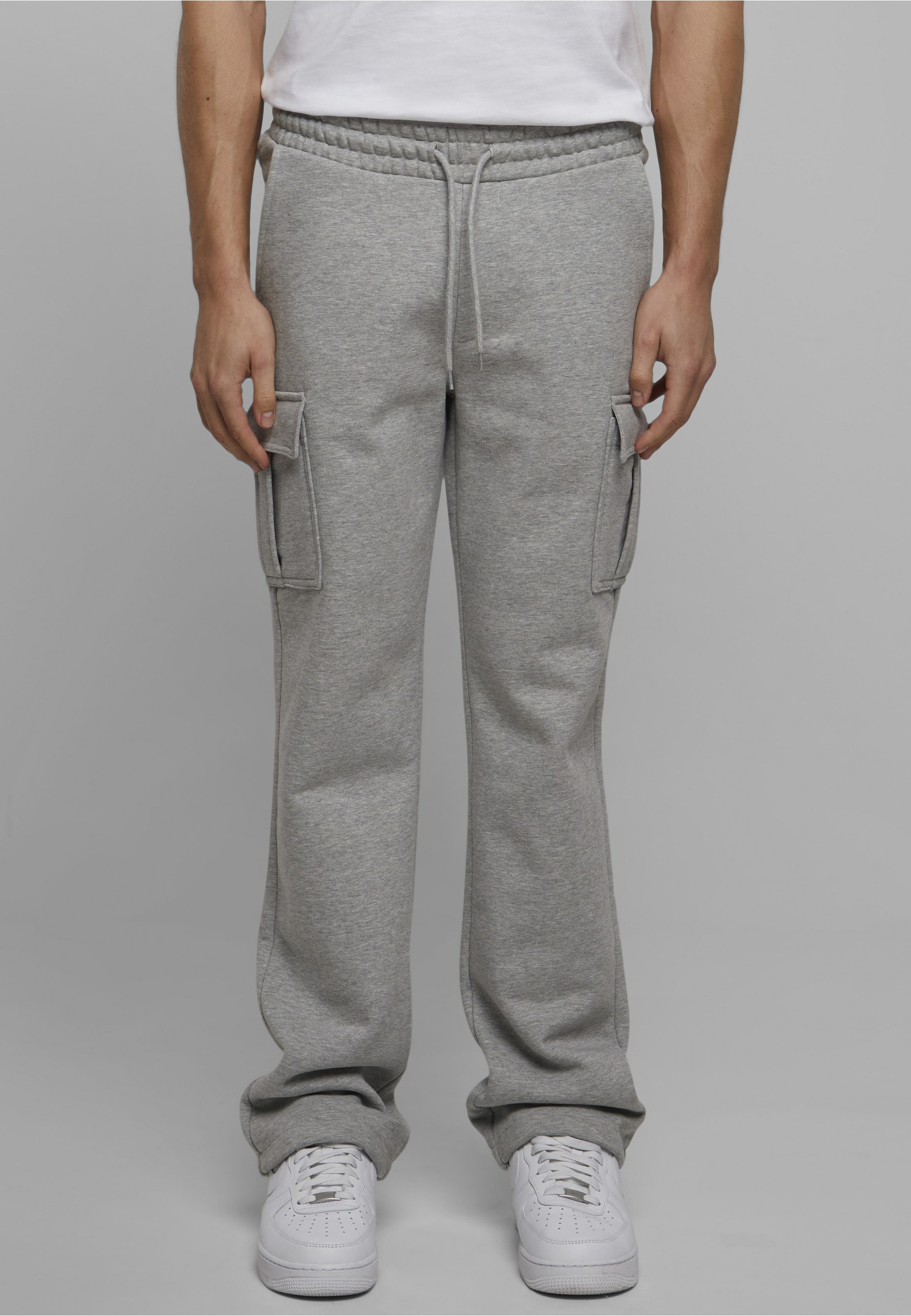URBAN CLASSICS Cargohose »Urban Classics Herren Heavy Straight Leg Cargo Sweatpants«