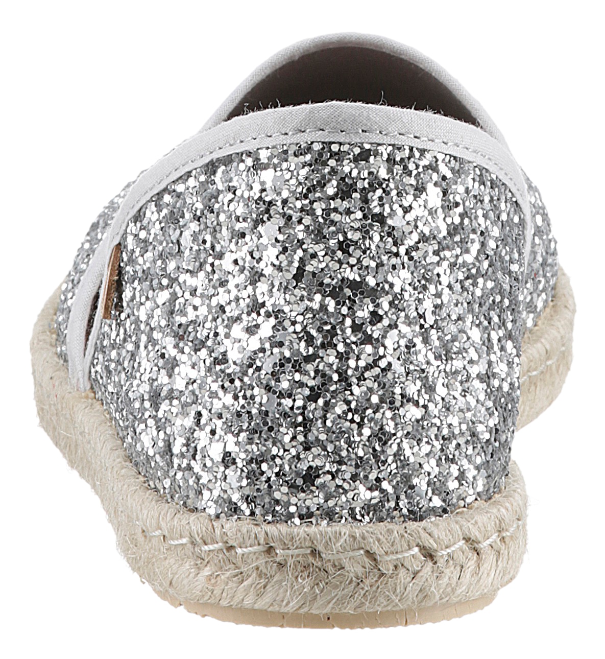 VERBENAS Espadrille "CARMEN GLITTER", Slipper, Sommerschuh, Strandschuh mit günstig online kaufen