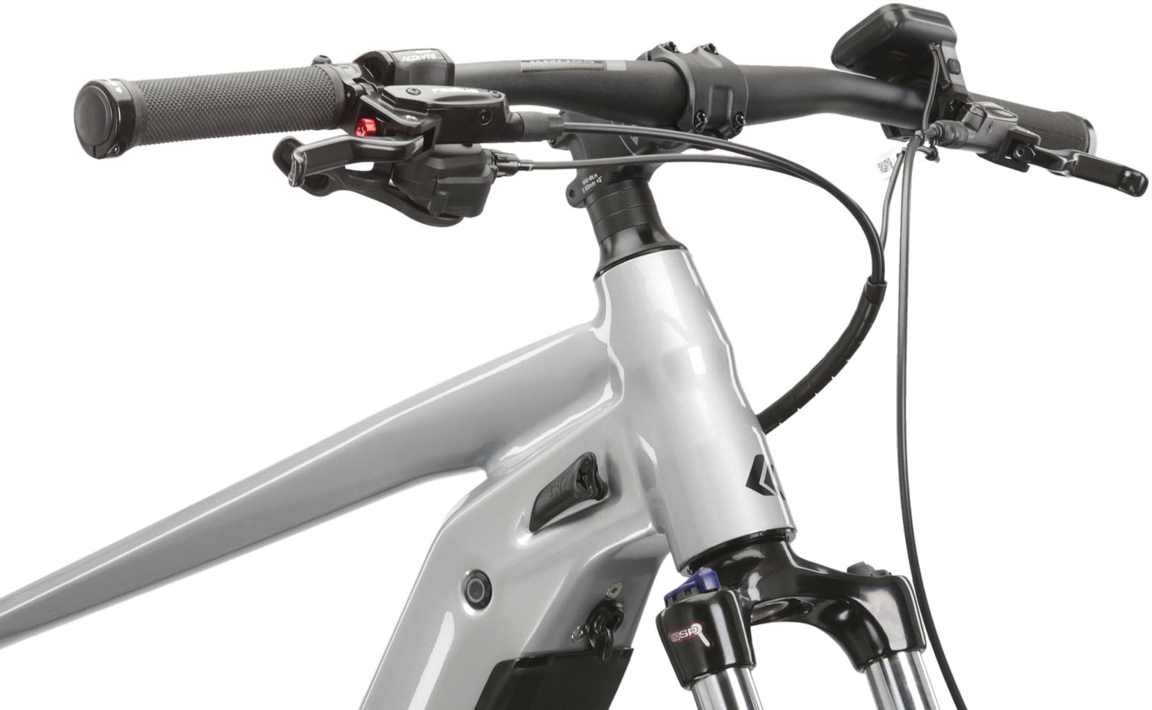 Kross E-Bike »E-MTB Hexagon Boost 3.0 29 Zoll silberfarben«, 8 Gang, microSHIFT, ACOLYTE M5185M, Mittelmotor 250 W