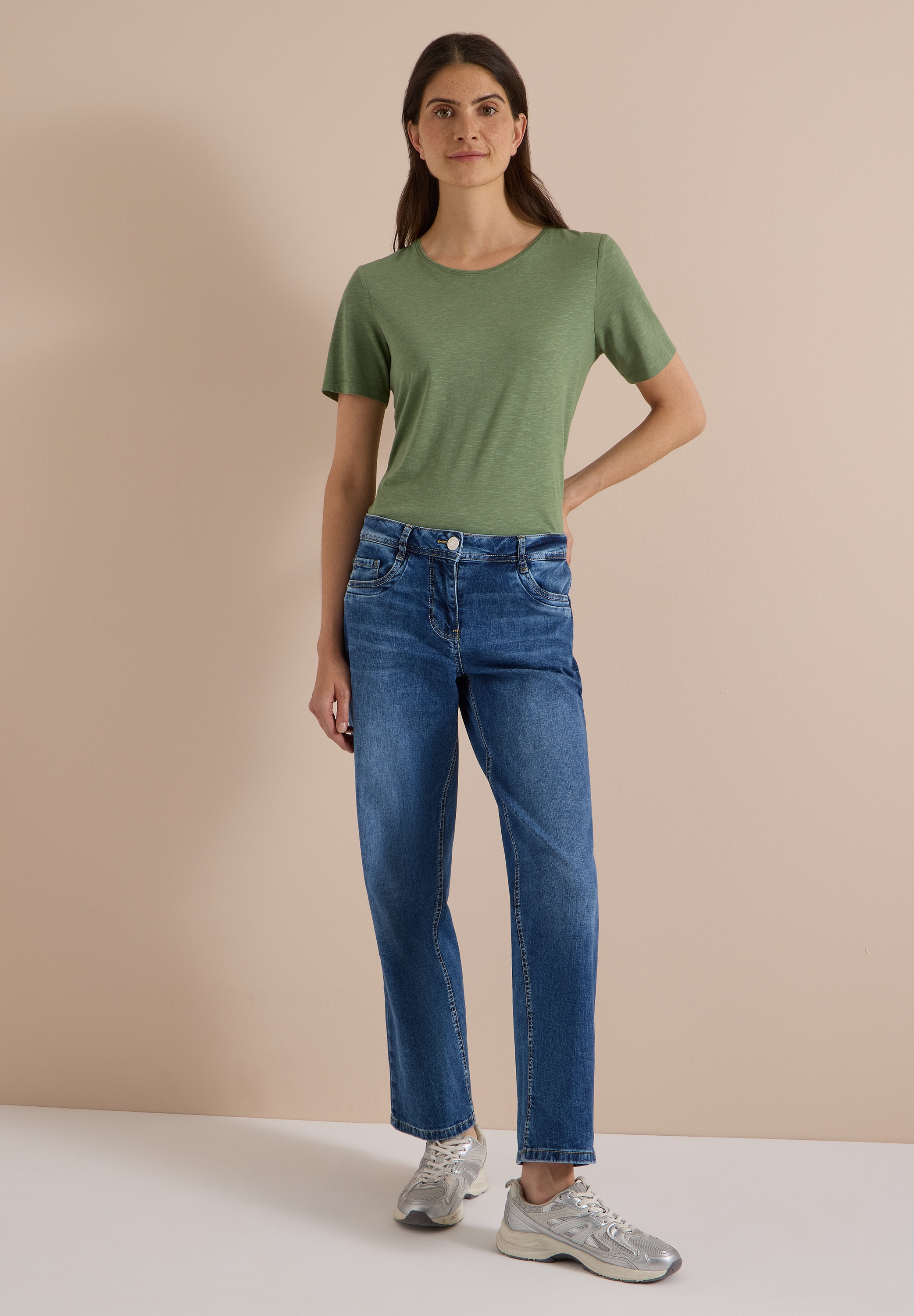 Cecil Loose-fit-Jeans 5-Pocket-Style