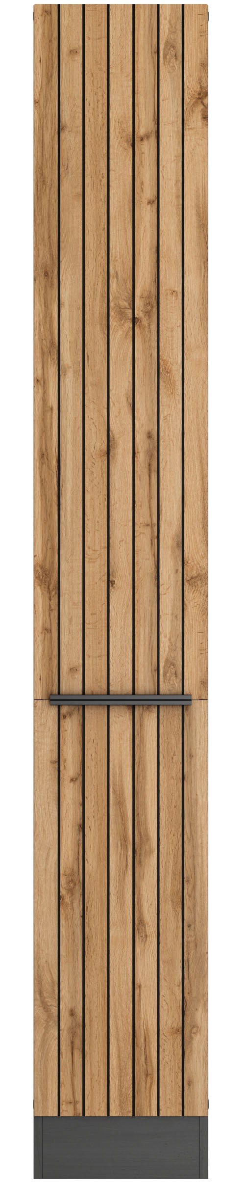 KOCHSTATION Apothekerschrank »KS-Lagos«, Breite/Höhe 30/200 cm, mit 5 großen Ablagekörben