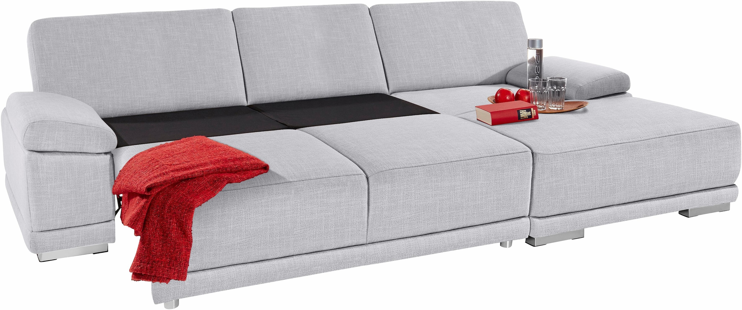 sit&more Ecksofa "Coria L-Form", mit XL-Recamiere, wahlweise mit Bettfunkti günstig online kaufen