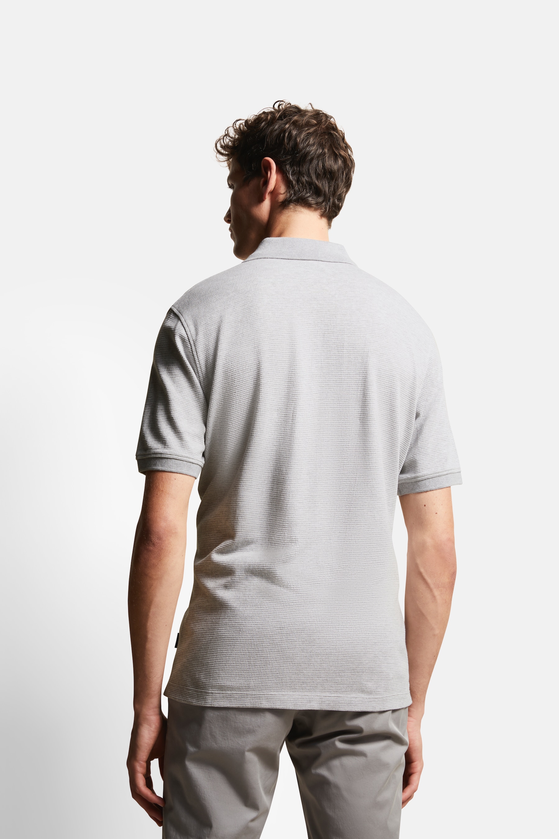 bugatti Poloshirt, in 2-tone-Optik