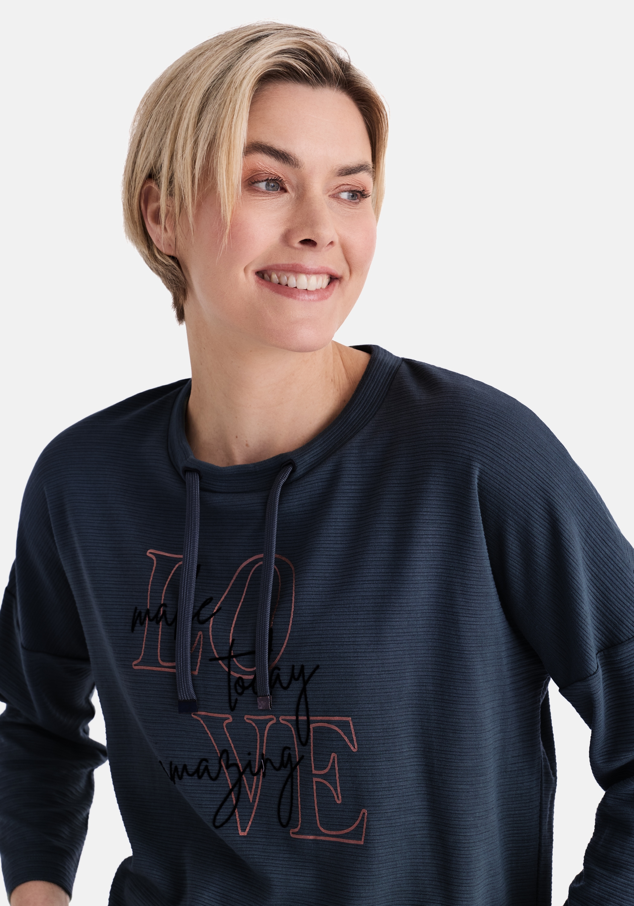 STOOKER WOMEN Sweatshirt »STCLEA Sweatshirt 3/4-Arm«, Regular Fit Sweatshirt für Damen
