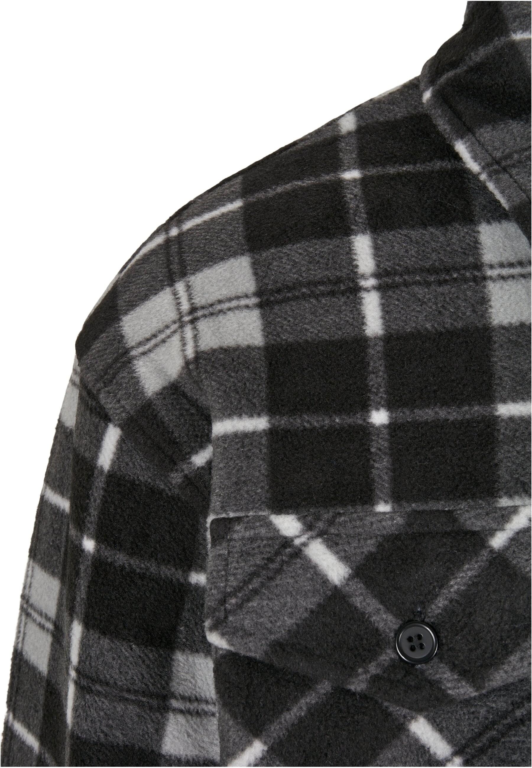 URBAN CLASSICS Outdoorjacke »Herren Plaid Teddy Lined Shirt Jacket«, (1 St.), ohne Kapuze