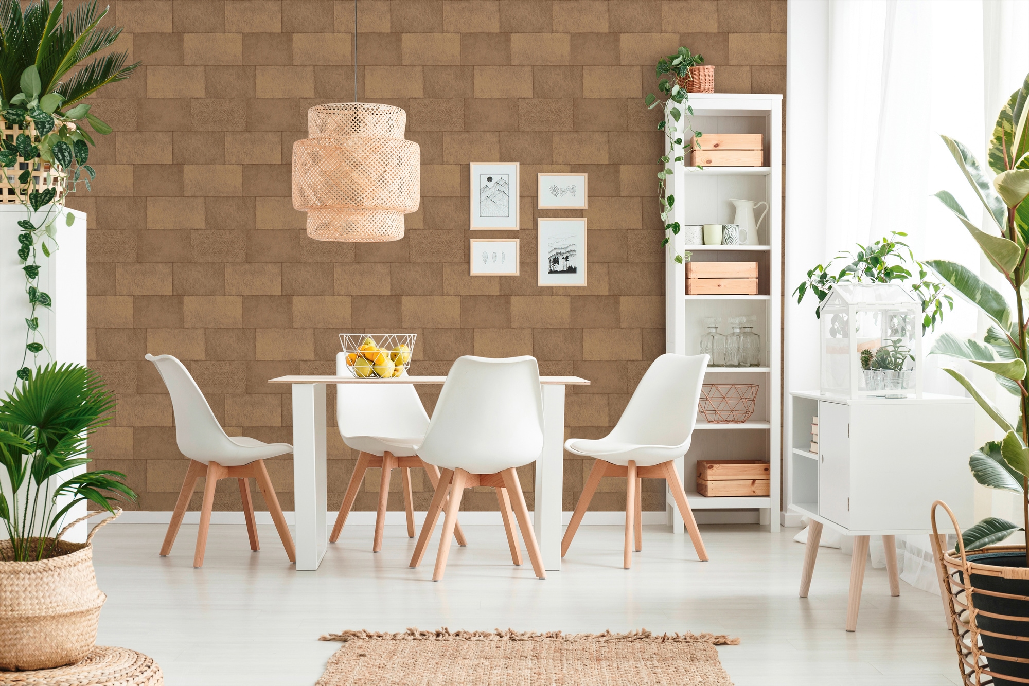 living walls Vliestapete »Titanium« Motiv | Steinoptik | gemustert leicht strukturiert Moderne Tapete Steinoptik Tapeten Wohnzimmer Schlafzimmer Küche Flur