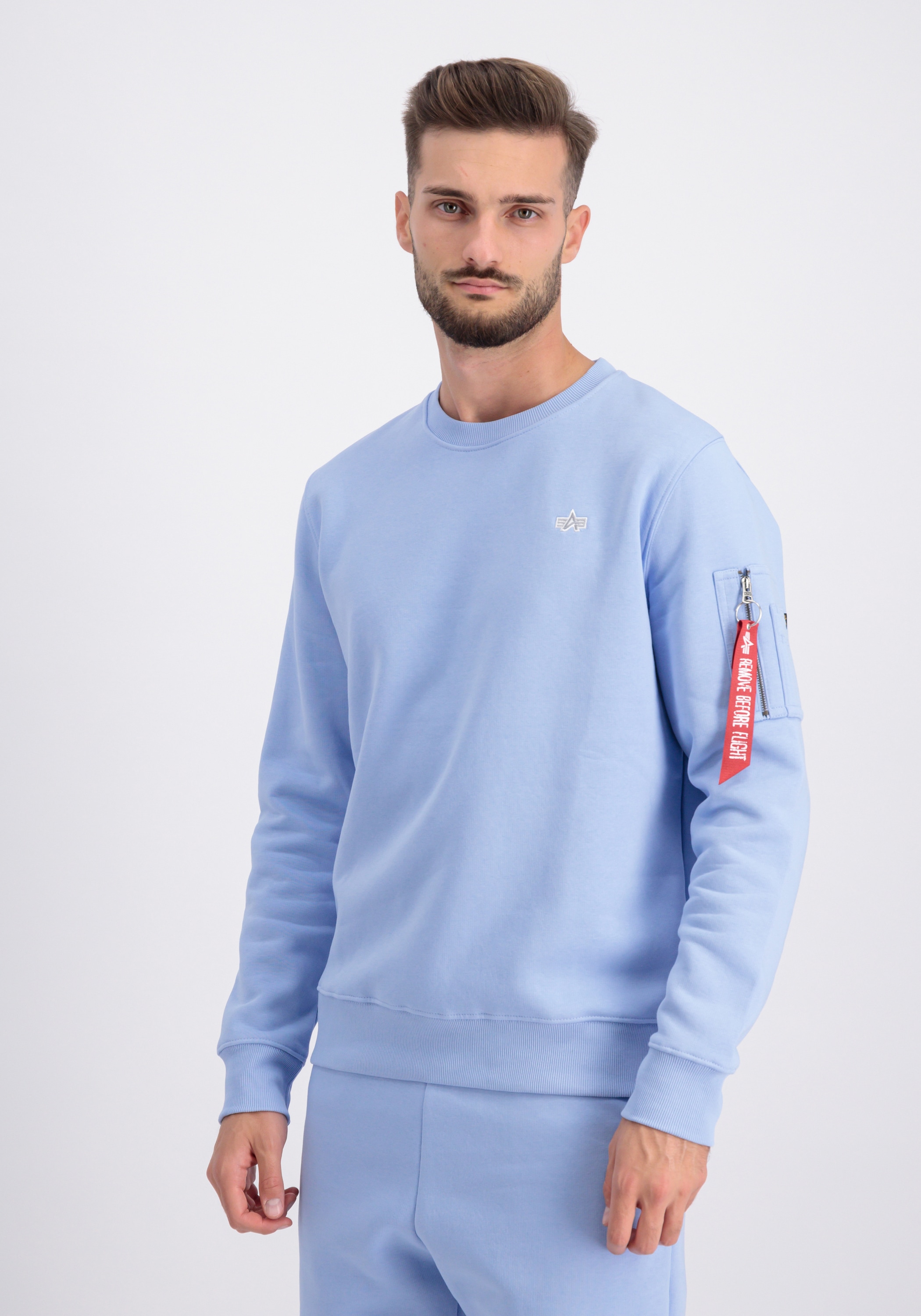 Alpha Industries Sweater "Alpha Industries Men - Sweatshirts Unisex EMB Swe günstig online kaufen