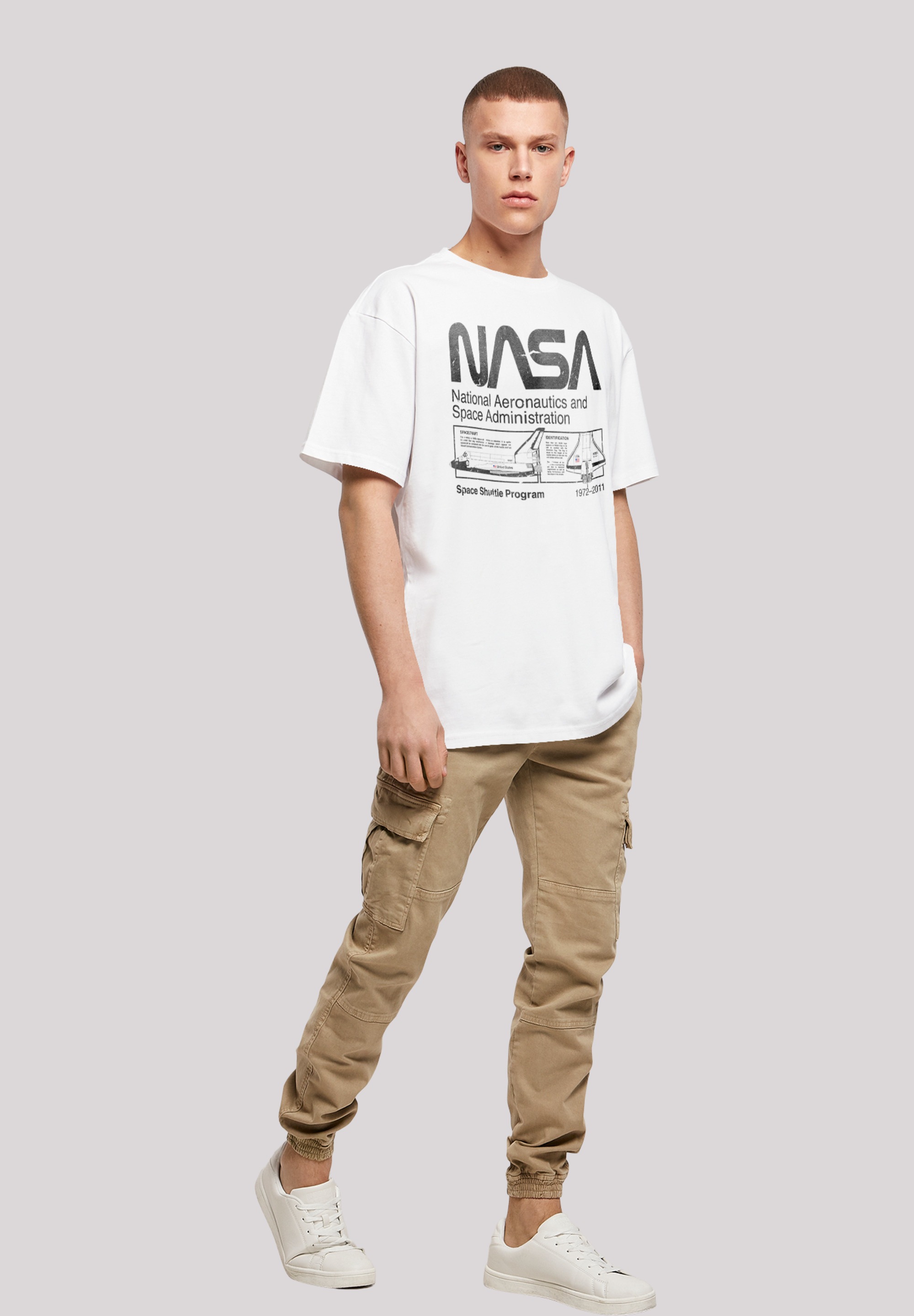 F4NT4STIC T-Shirt »NASA Classic Space Shuttle«, Print