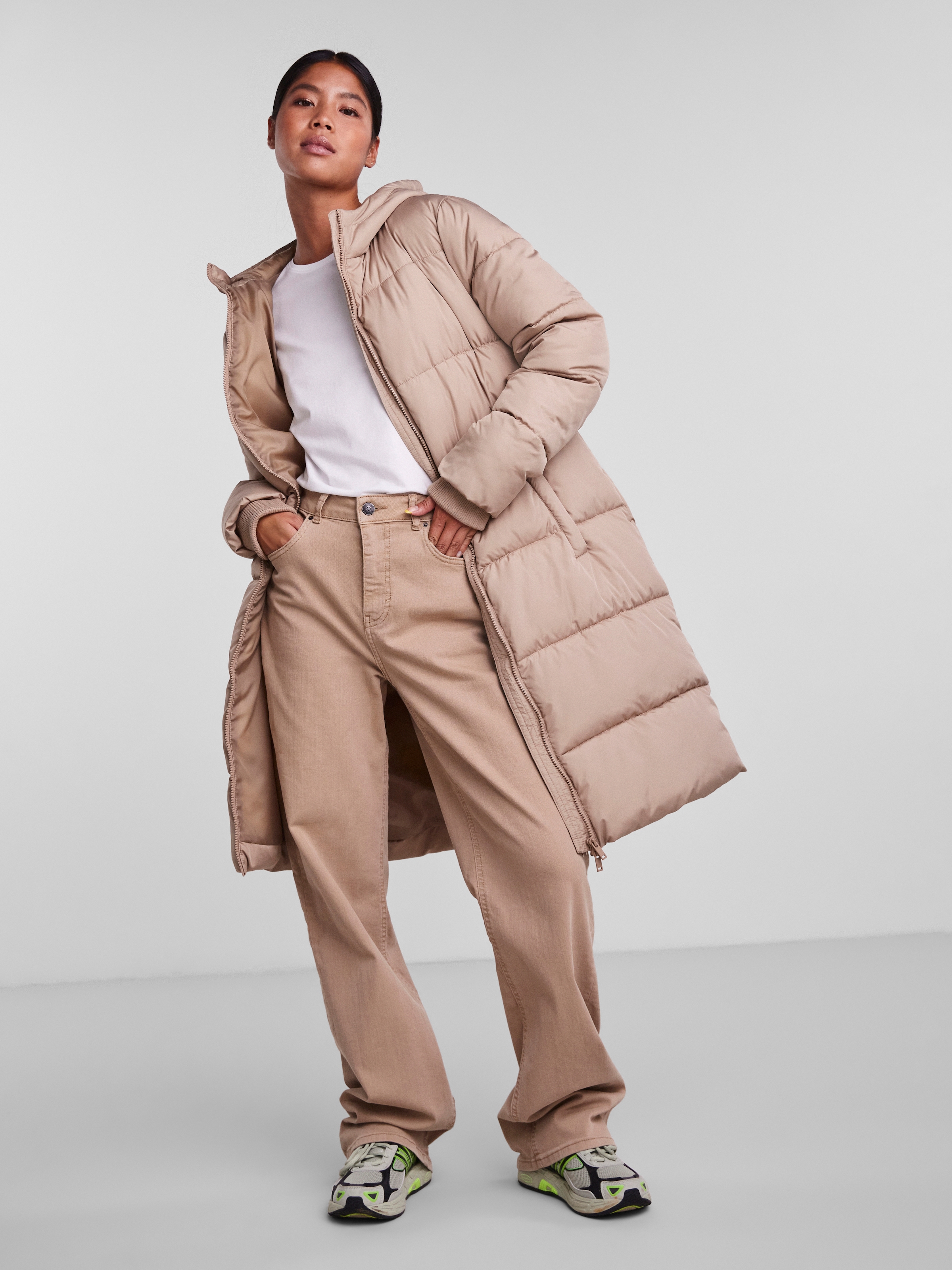 pieces Steppmantel »PCBEE NEW LONG PUFFER JACKET NOOS BC«