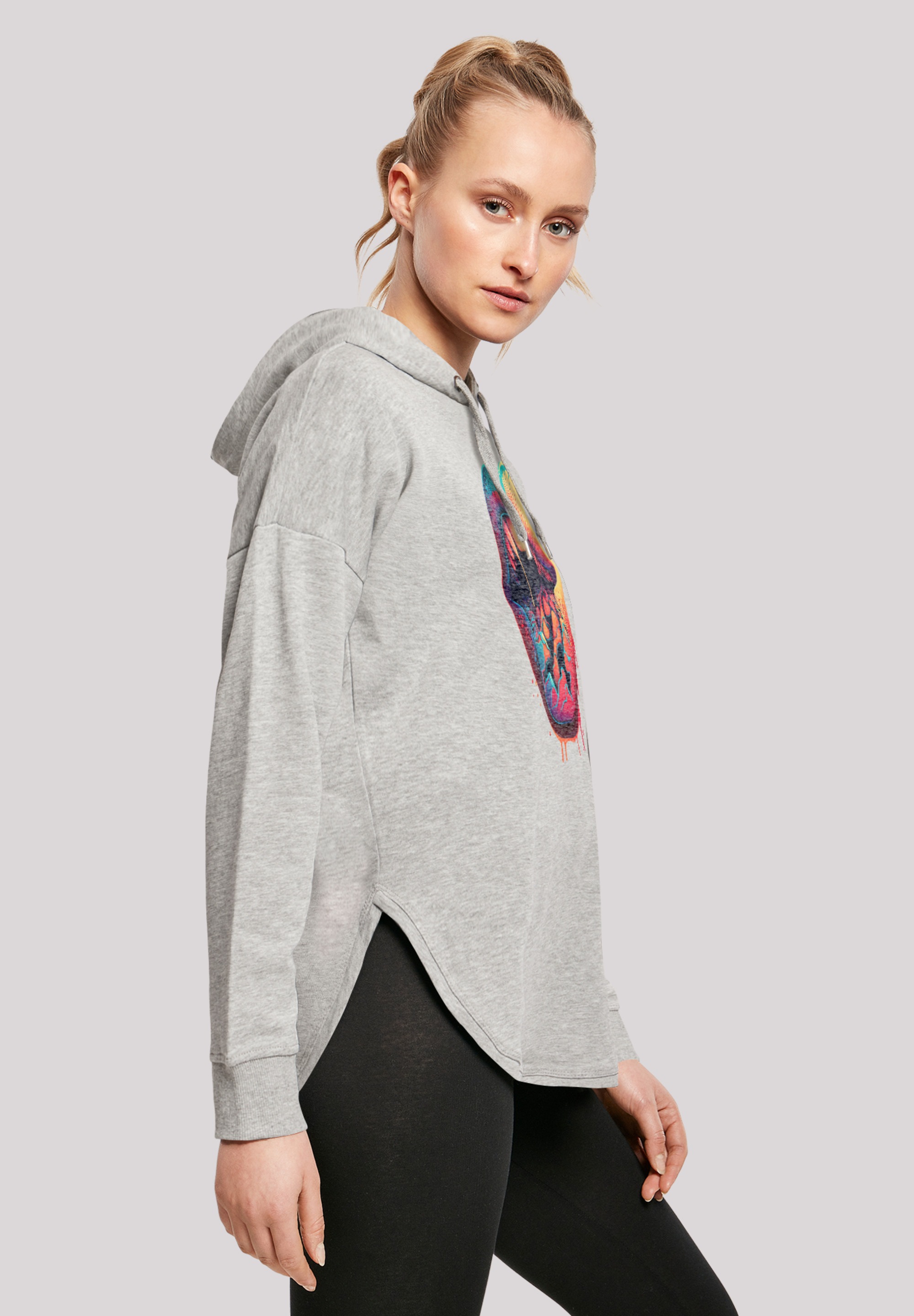 F4NT4STIC Kapuzenpullover »Drooling Lips OVERSIZE HOODIE«, Print