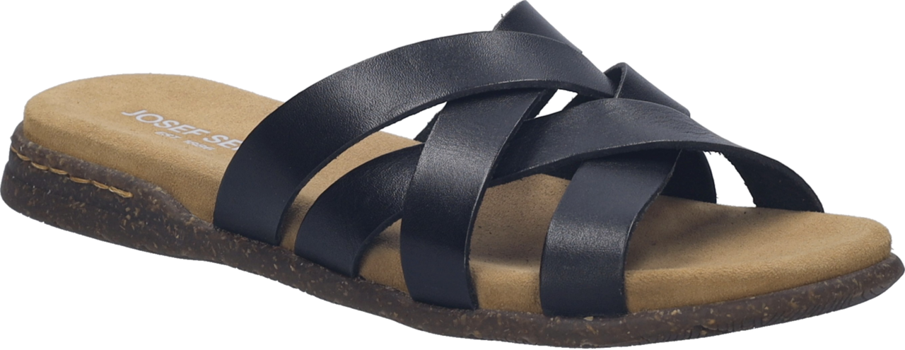 Josef Seibel Pantolette "Fabricia 05" Sommerschuh, Schlupfschuh mit gekreuz günstig online kaufen