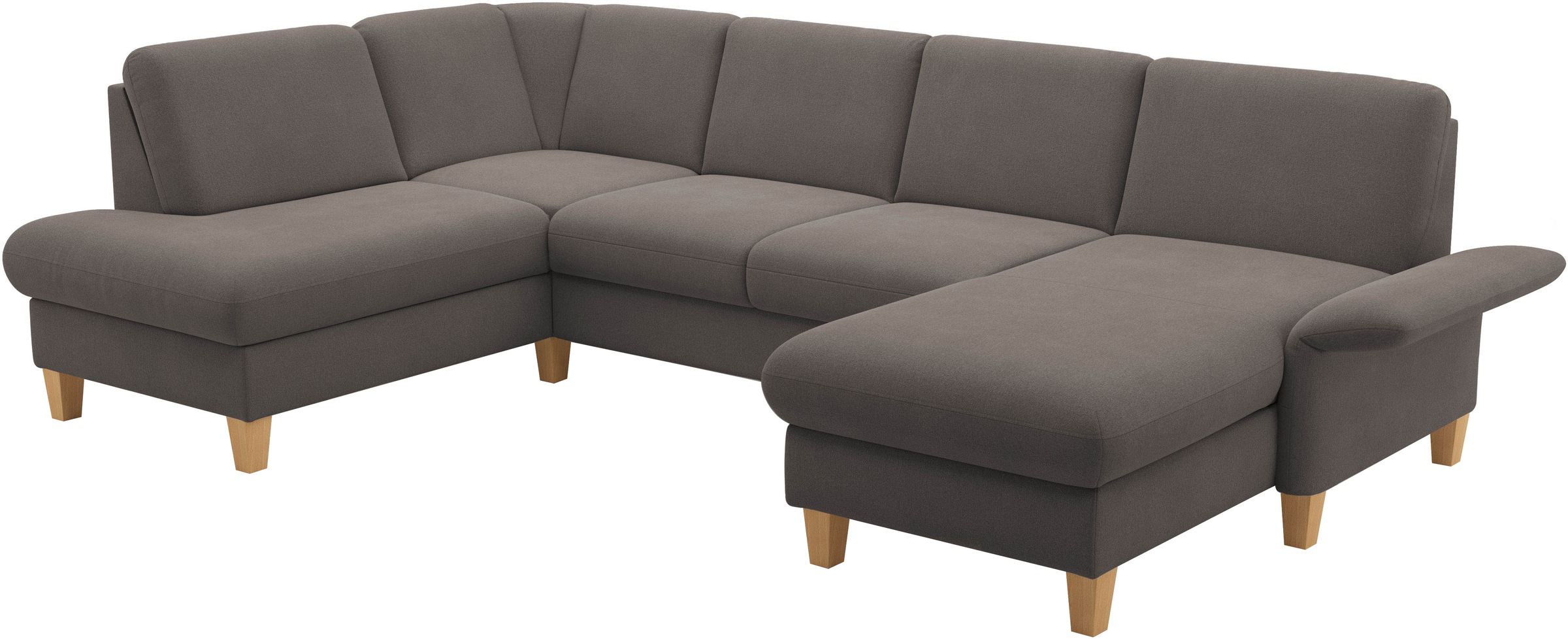 Home affaire Wohnlandschaft »Rochelle«, optional mit Armteilverstellung, mit Bettfunktion & Bettkasten