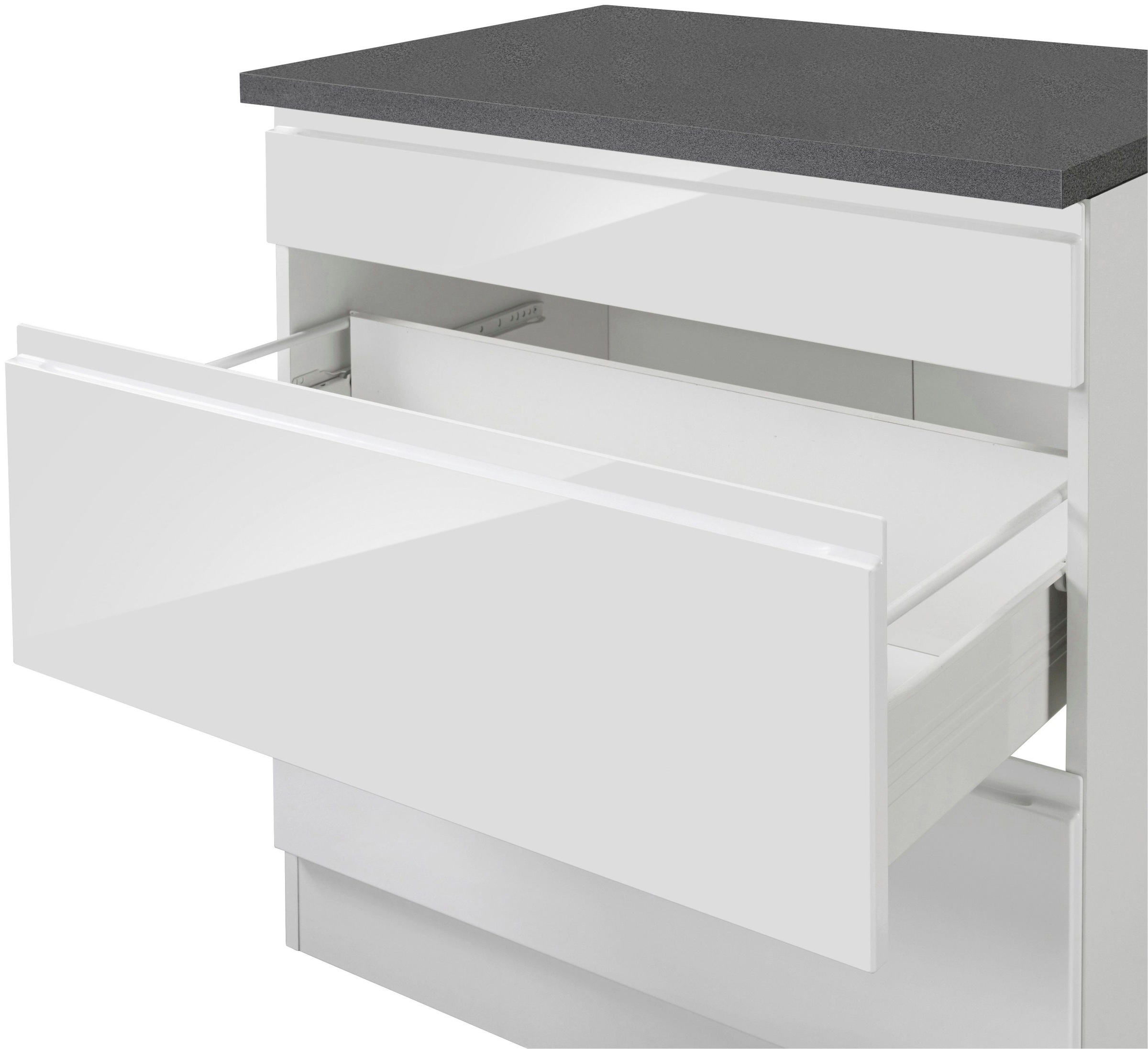 HELD MÖBEL Küchenzeile »Virginia«, Breite 330 cm, ohne E-Geräte