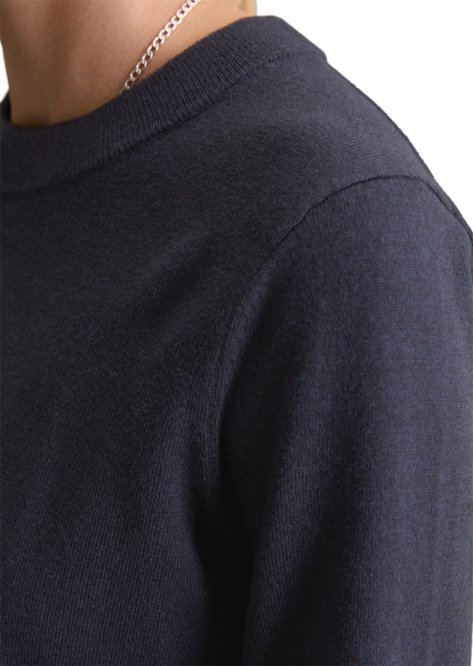 Thumbnail - Marc OPolo DENIM Rundhalspullover "regular fit aus Soft Cotton Stretch"