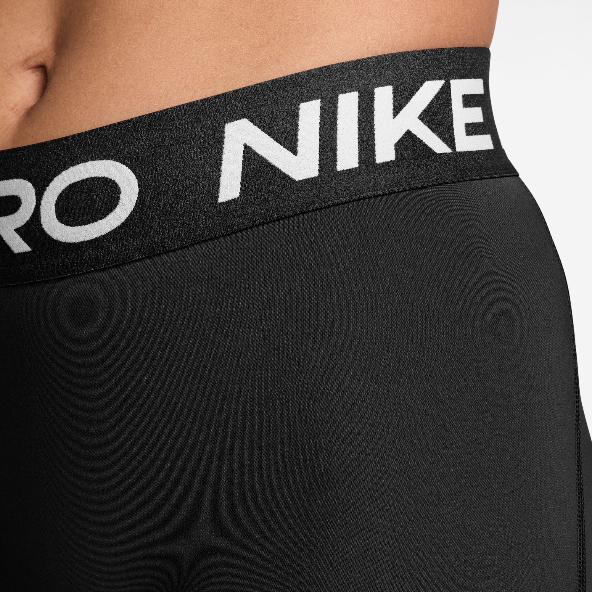 Trainingstights NIKE "W NP DF 365 MR 3IN SHORT USM", Damen, Gr. M, N-Gr, schwarz, weiß, Obermaterial: 83% Polyester, 17% Elasthan, Hosen, leichtes und geschmeidiges Material, besonders dehnbar 7