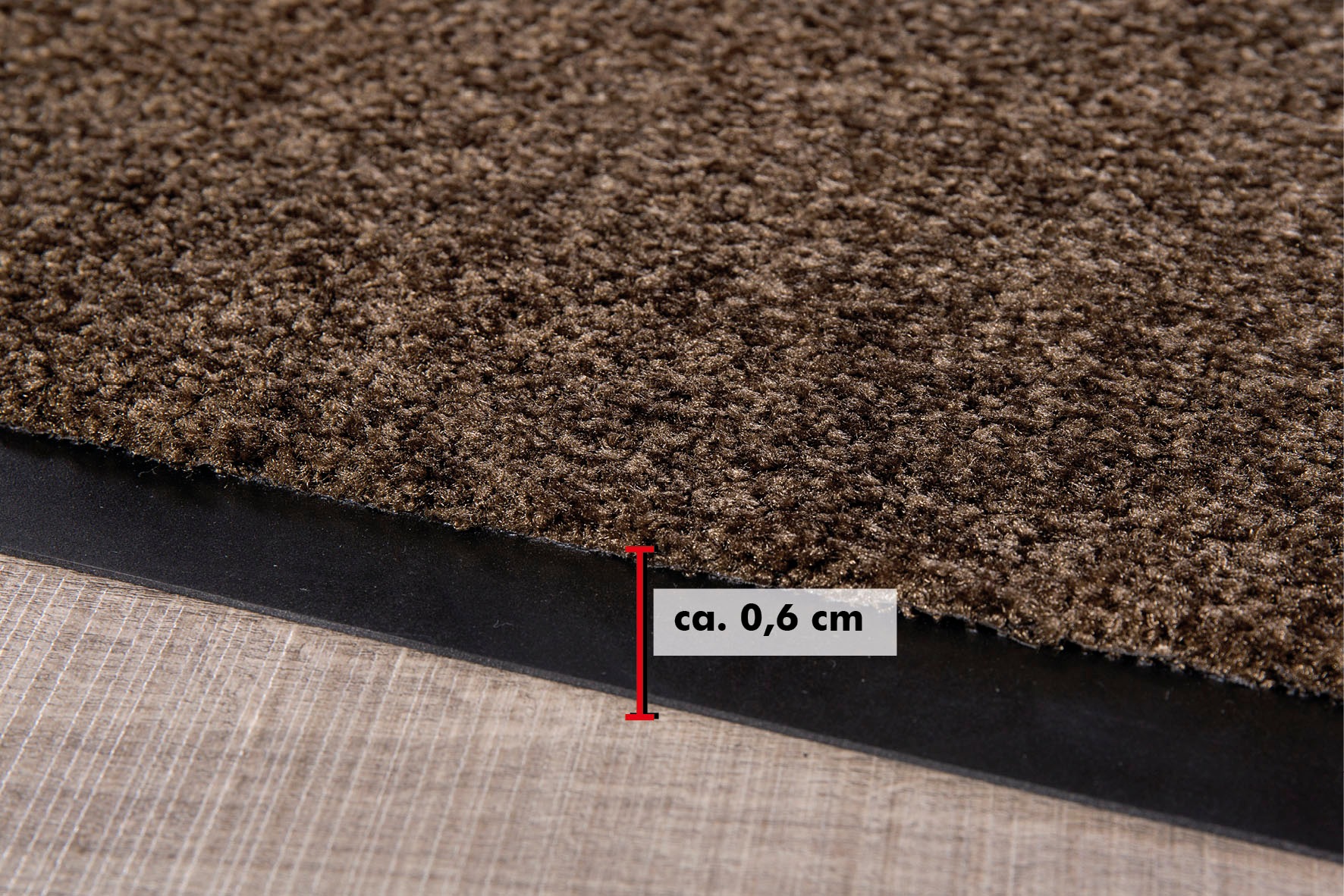 Andiamo Fußmatte »Verdi«, rechteckig, überdachten BAUR auch waschbar geeignet, auf | Rechnung Schmutzfangmatte, Außenbereich für