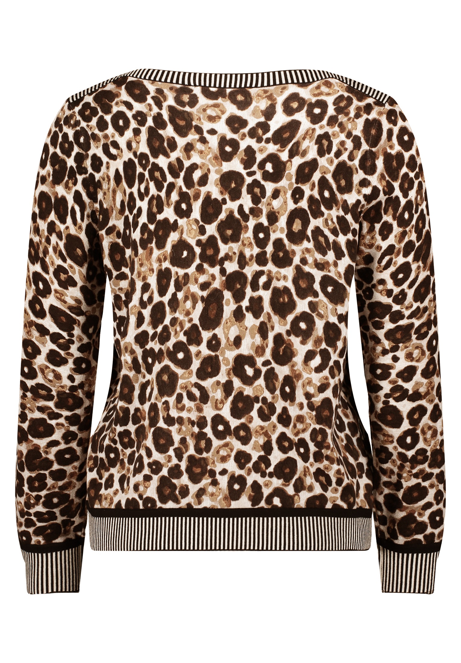 Thumbnail - Betty Barclay Strickpullover "Damen Strickpullover mit Animalprint" 1 Stk. tlg.