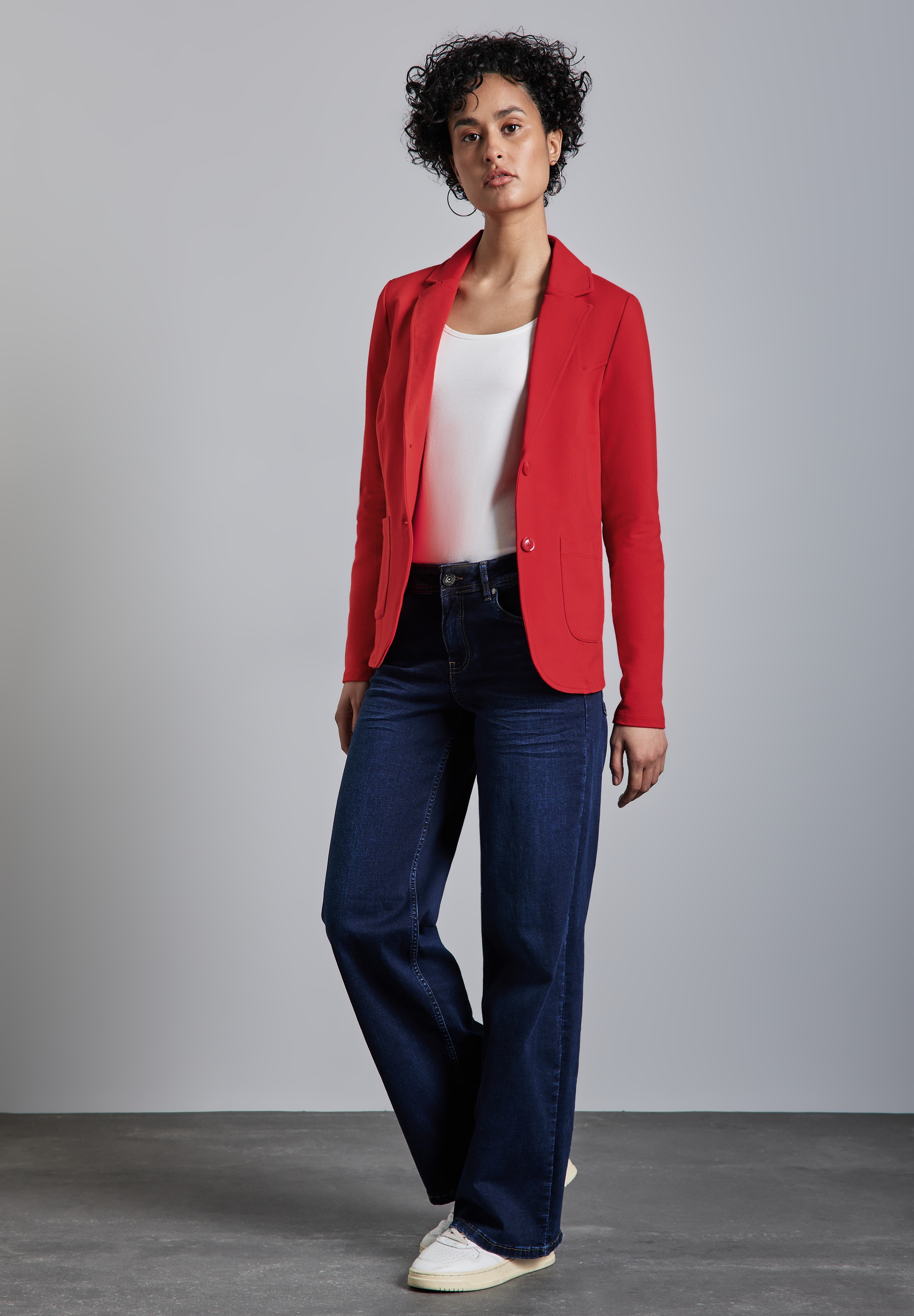STREET ONE Sweatblazer, mit aufgenähten Taschen