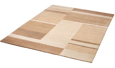 Dekowe Teppich »Jens«, rechteckig, 13 mm Höhe, Handweb Teppich, 50% Wolle, 50%... kaufen