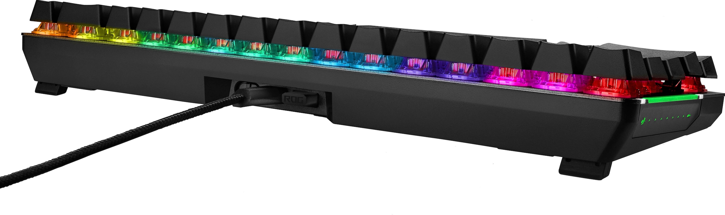 Asus Gaming-Tastatur »ROG Falchion«, (Multimedia-Tasten-Windows-Sperrtaste-Makrotasten-Fn-Tasten-Profil-Speicher-USB-Anschluss)