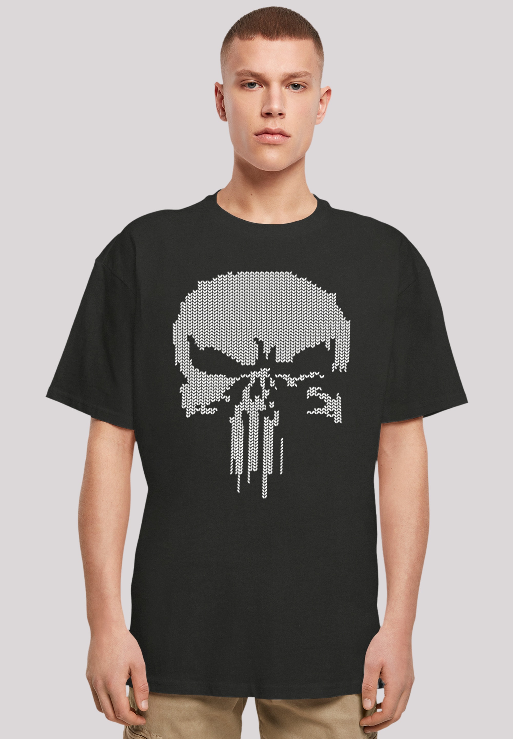 F4NT4STIC T-Shirt "Marvel Punisher Fake Knit", Premium Qualität günstig online kaufen