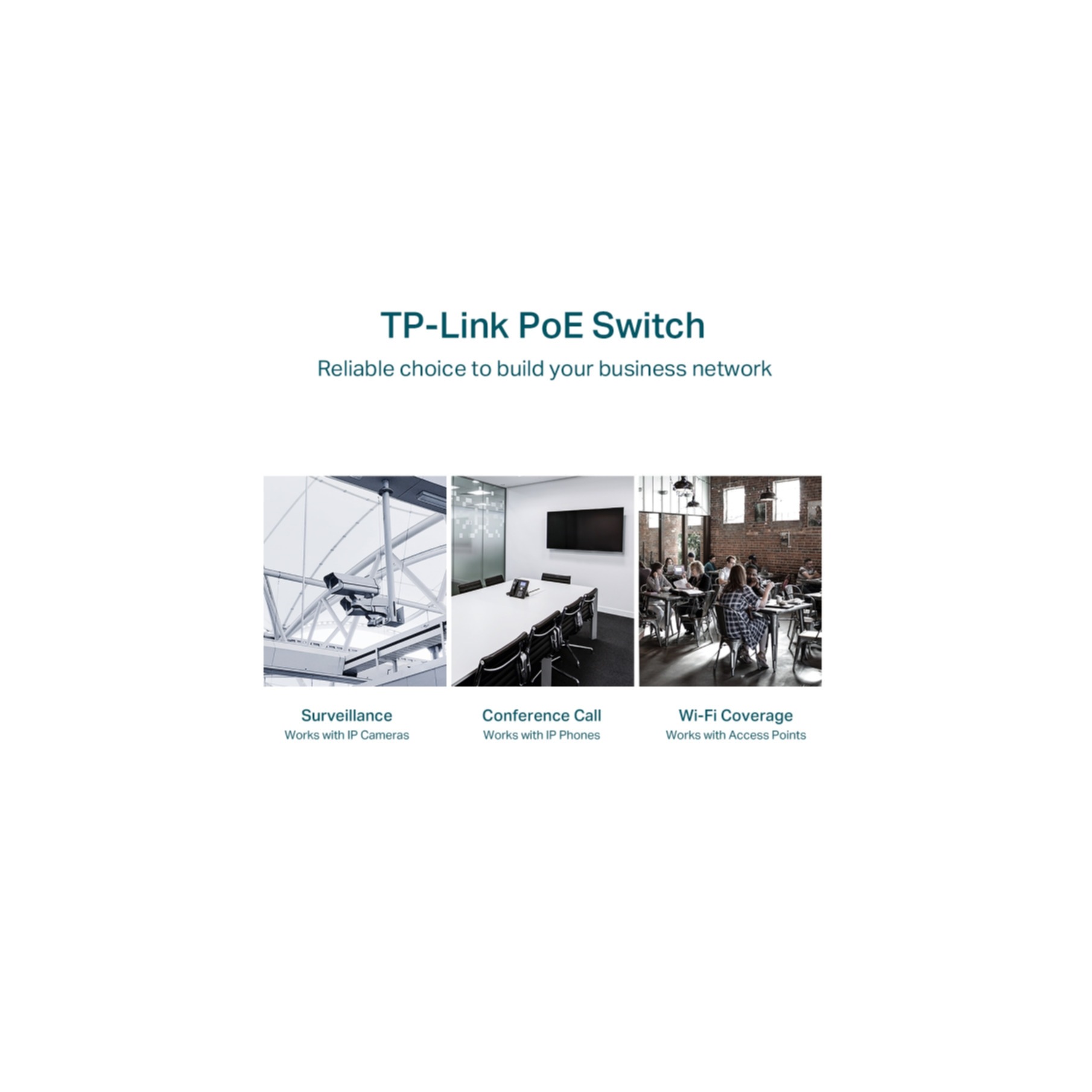 TP-Link Netzwerk-Switch »28-Port Gigabit Easy Smart Switch mit 24-Port PoE+«
