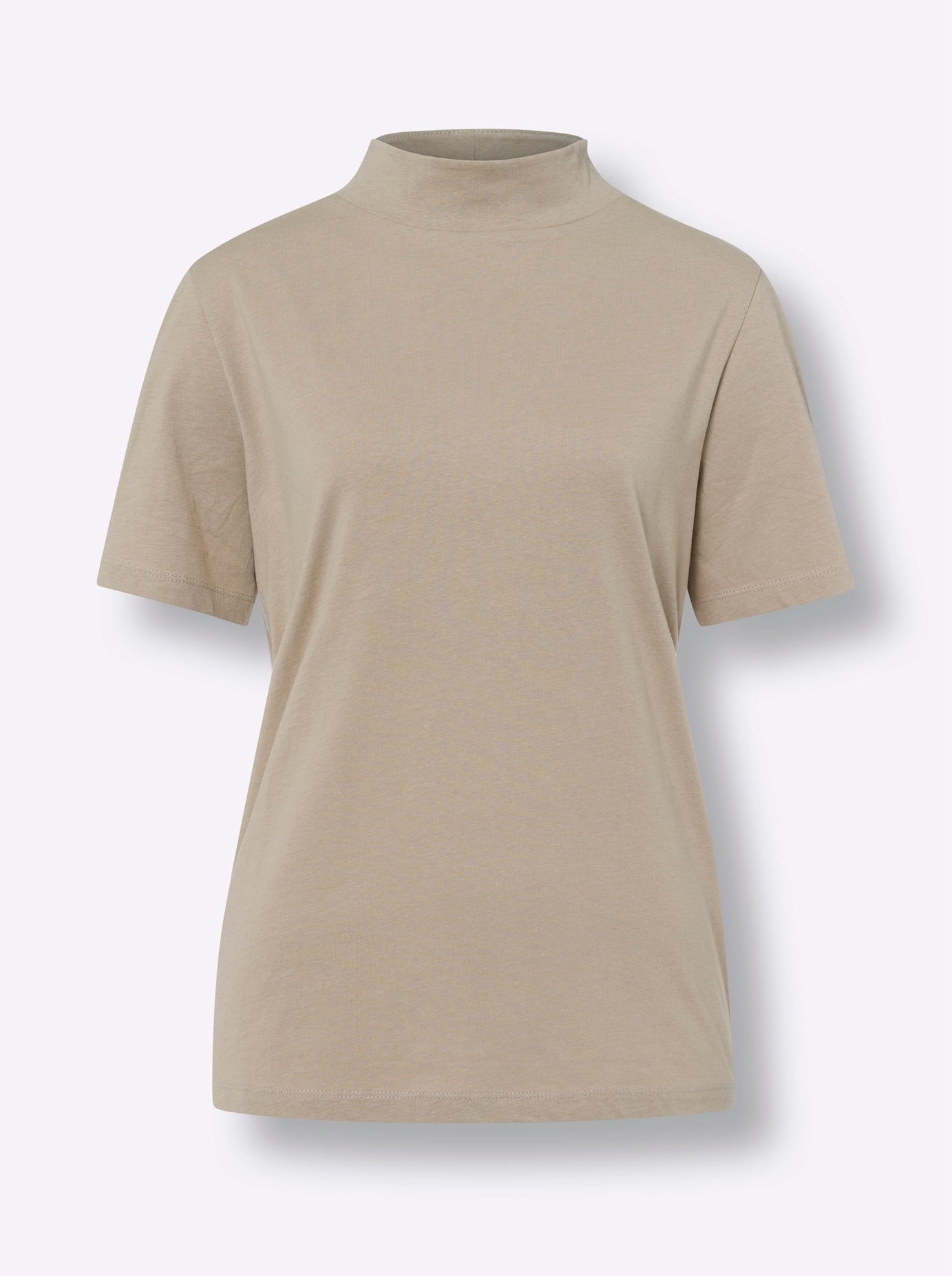 Classic Basics Stehkragenshirt »Kurzarm-Shirt«, (1 tlg.)