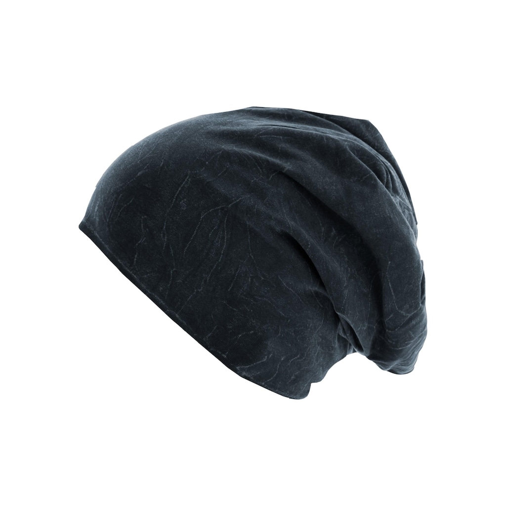 MSTRDS Beanie »MSTRDS Unisex Stonewashed Jersey Beanie«, (1 St.)