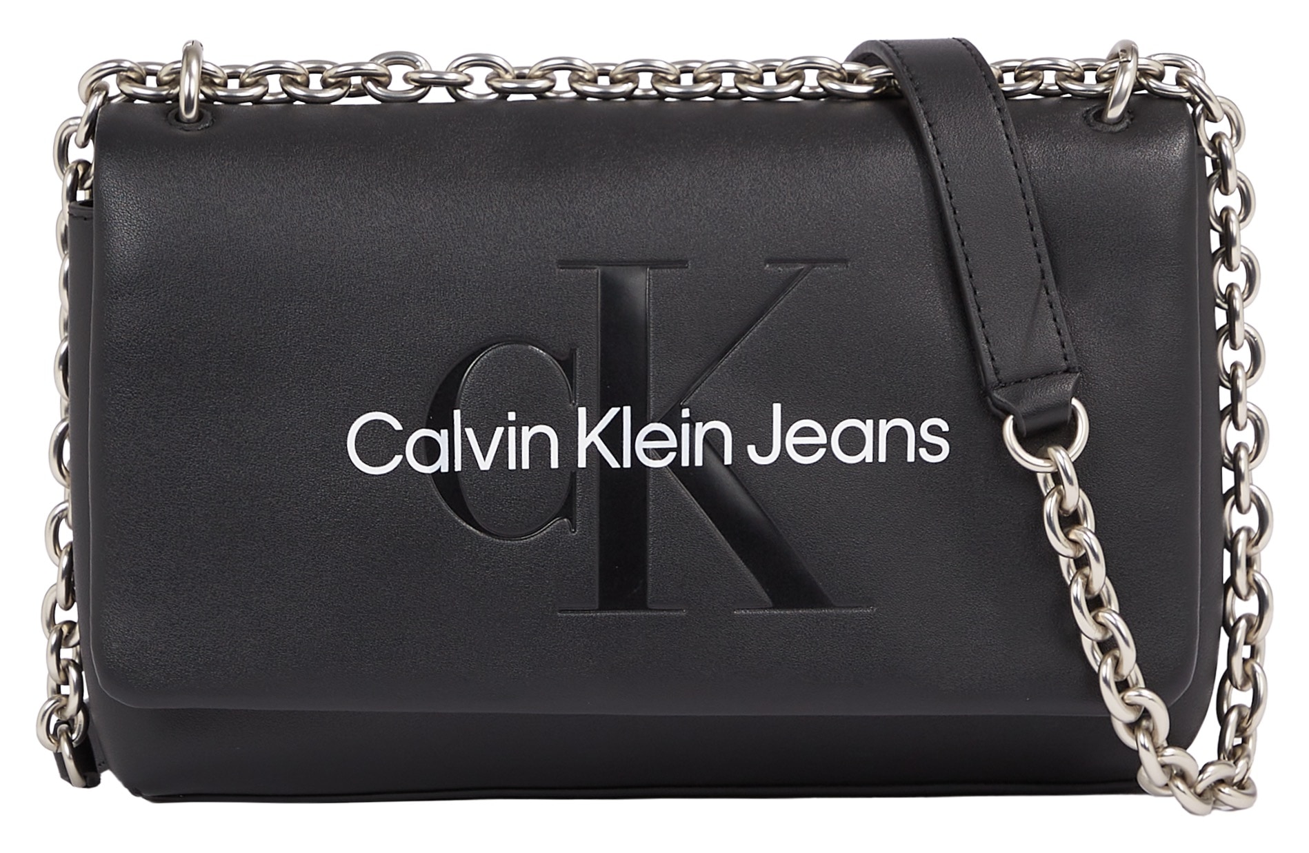 Calvin Klein Jeans Schultertasche »SCULPTED EW FLAP W/CHAIN25 MONO«