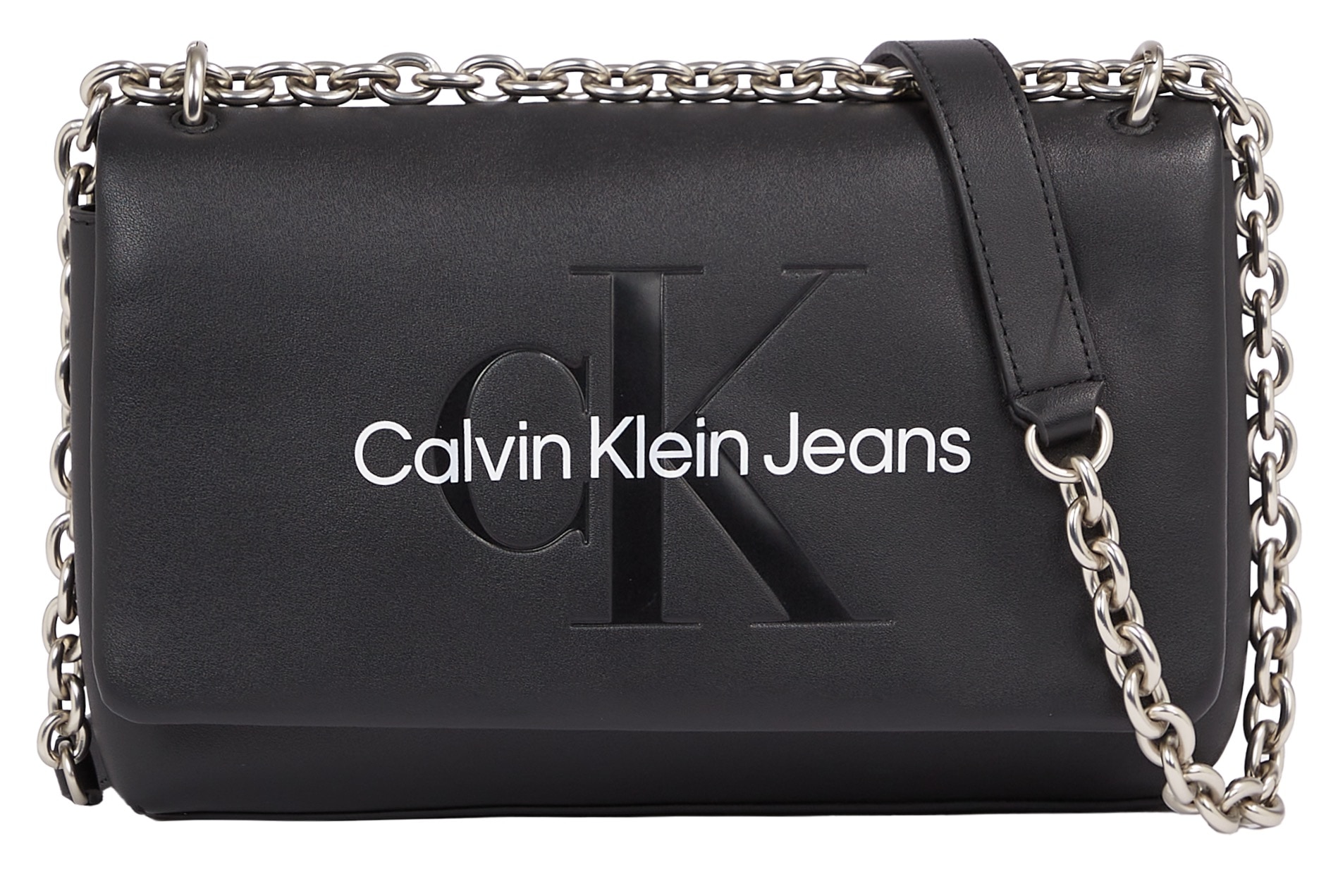 Calvin Klein Jeans Schultertasche "SCULPTED EW FLAP W/CHAIN25 MONO"