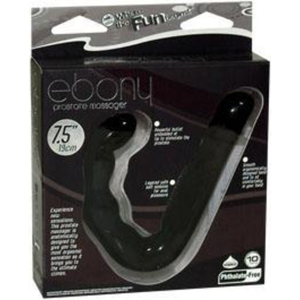 NMC Analvibrator »Ebony Prostate Massager«, mit vielen Vibrationsrhythmen