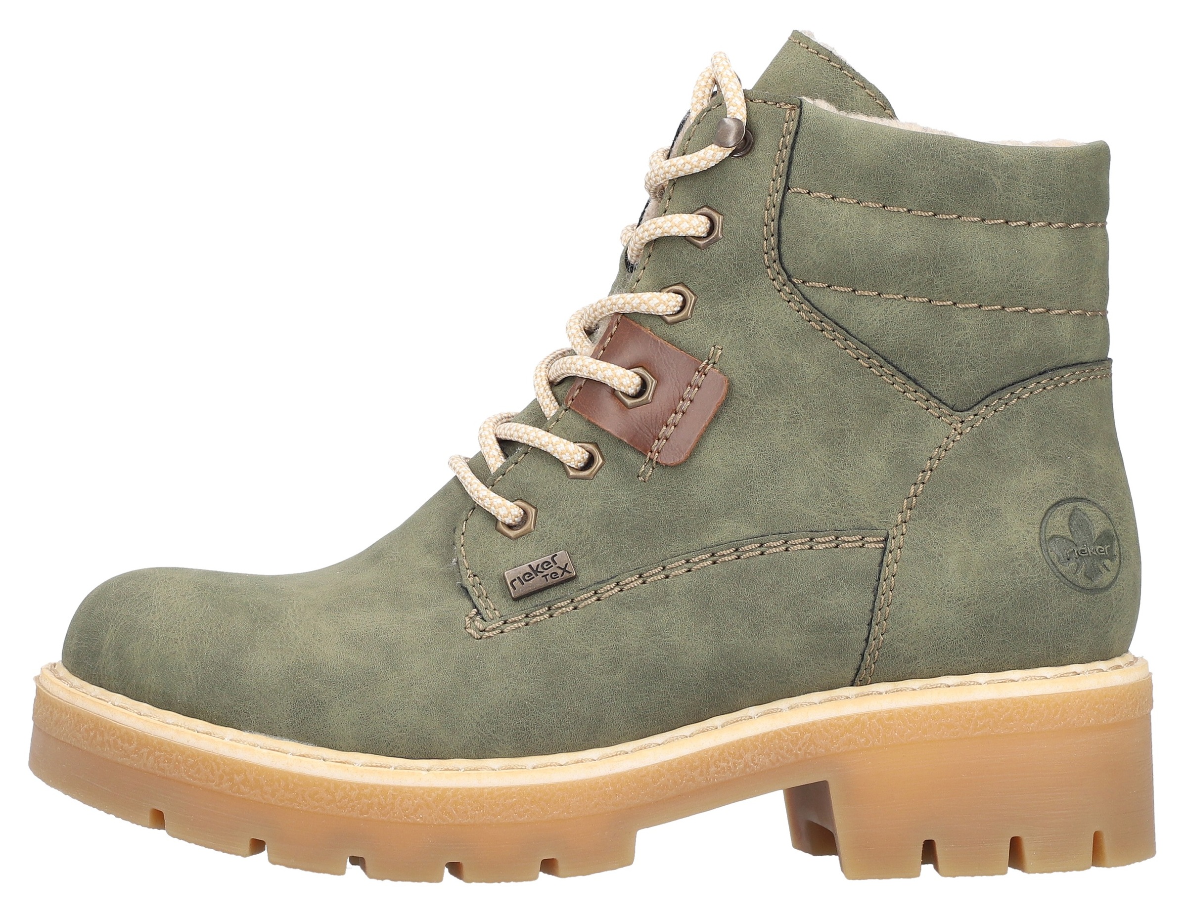Rieker Winterstiefelette, Winterboots, Schnürboots mit wasserabweisender riekerTEX-Membran