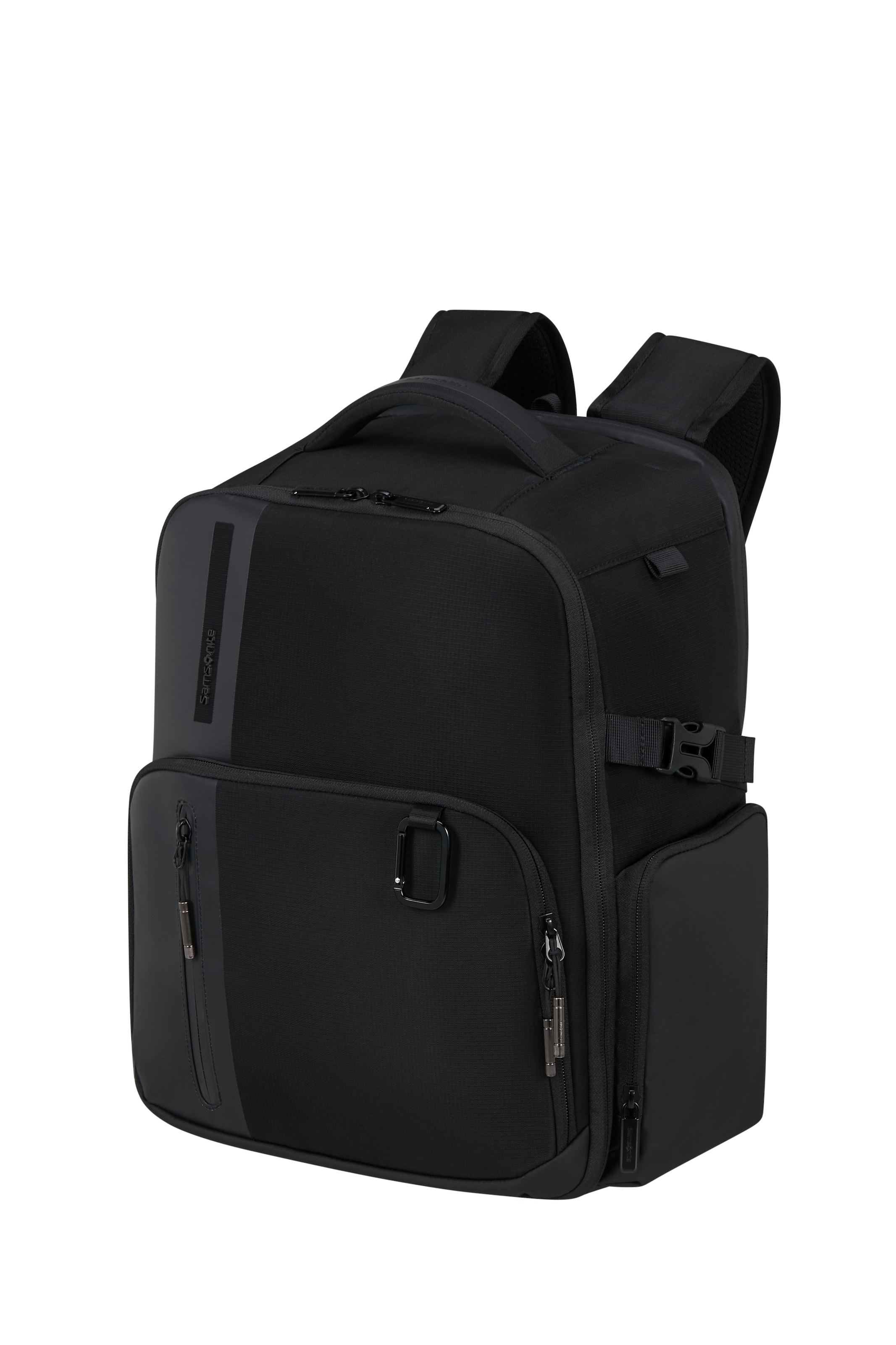SAMSONITE Reiserucksack "BIZ2GO"schwarz, Polyester, Rucksäcke, reflektierende Details