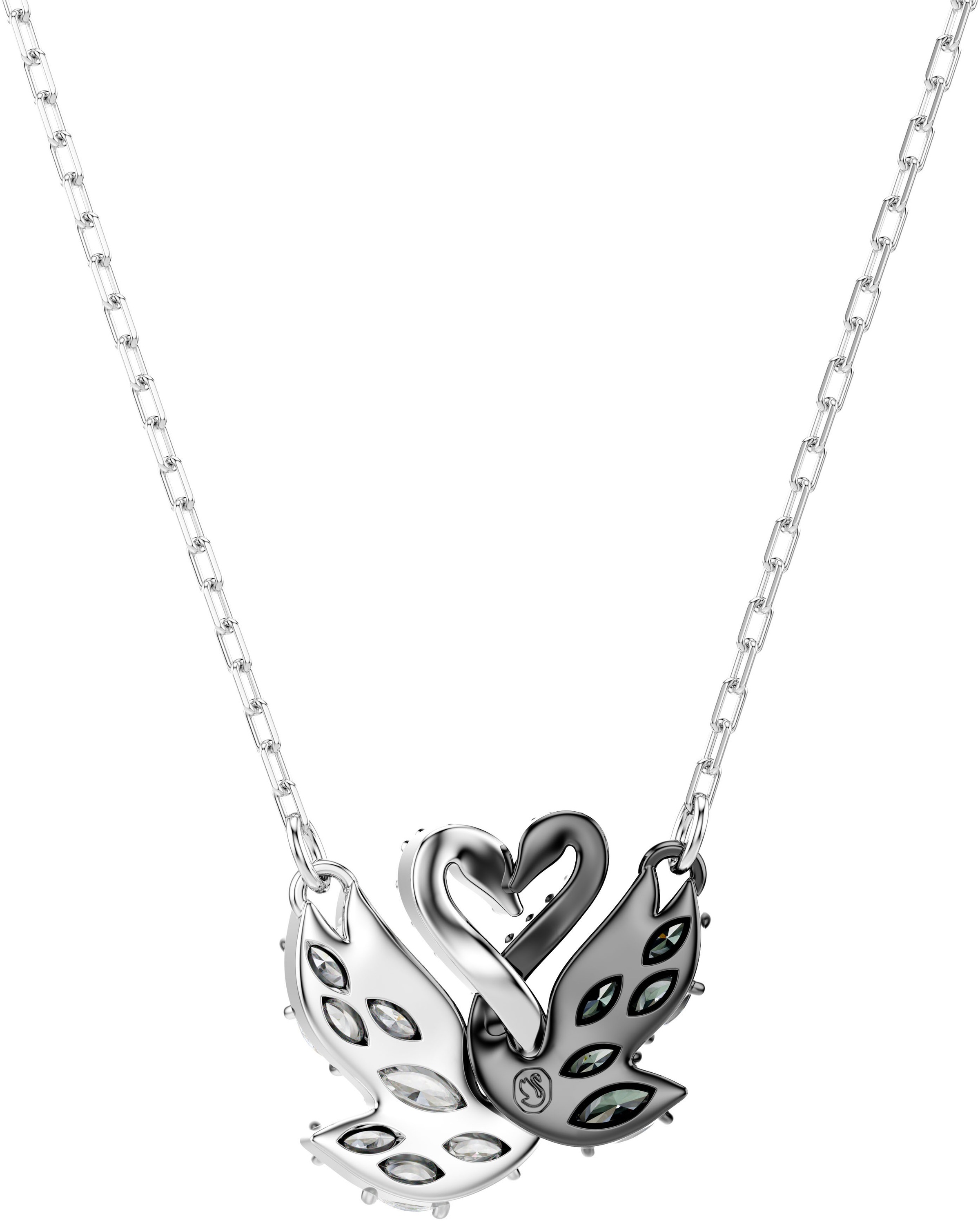 Swarovski Kette mit Anhänger »Schmuck Geschenk Swan Anhänger Schwan, 5705721«, mit Swarovski® Zirkonia (synth.)