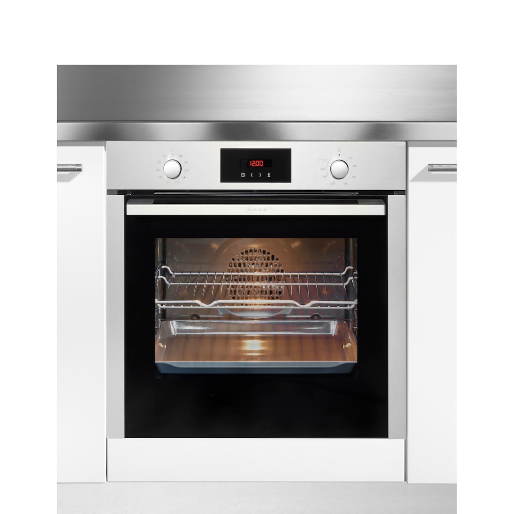 NEFF Backofen-Set »XB48P«, B2CCG6AN0, mit Teleskopauszug nachrüstbar, Pyrolyse-Selbstreinigung, CircoTherm® Heißluftsystem