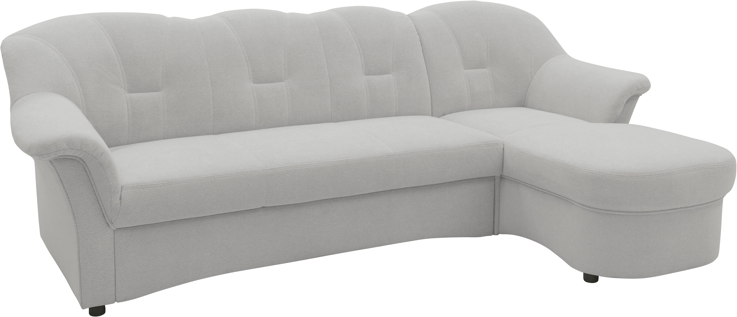 DOMO collection Ecksofa "Flores Schlafsofa, B/T/H: 233/142/86 cm, L-Form", günstig online kaufen