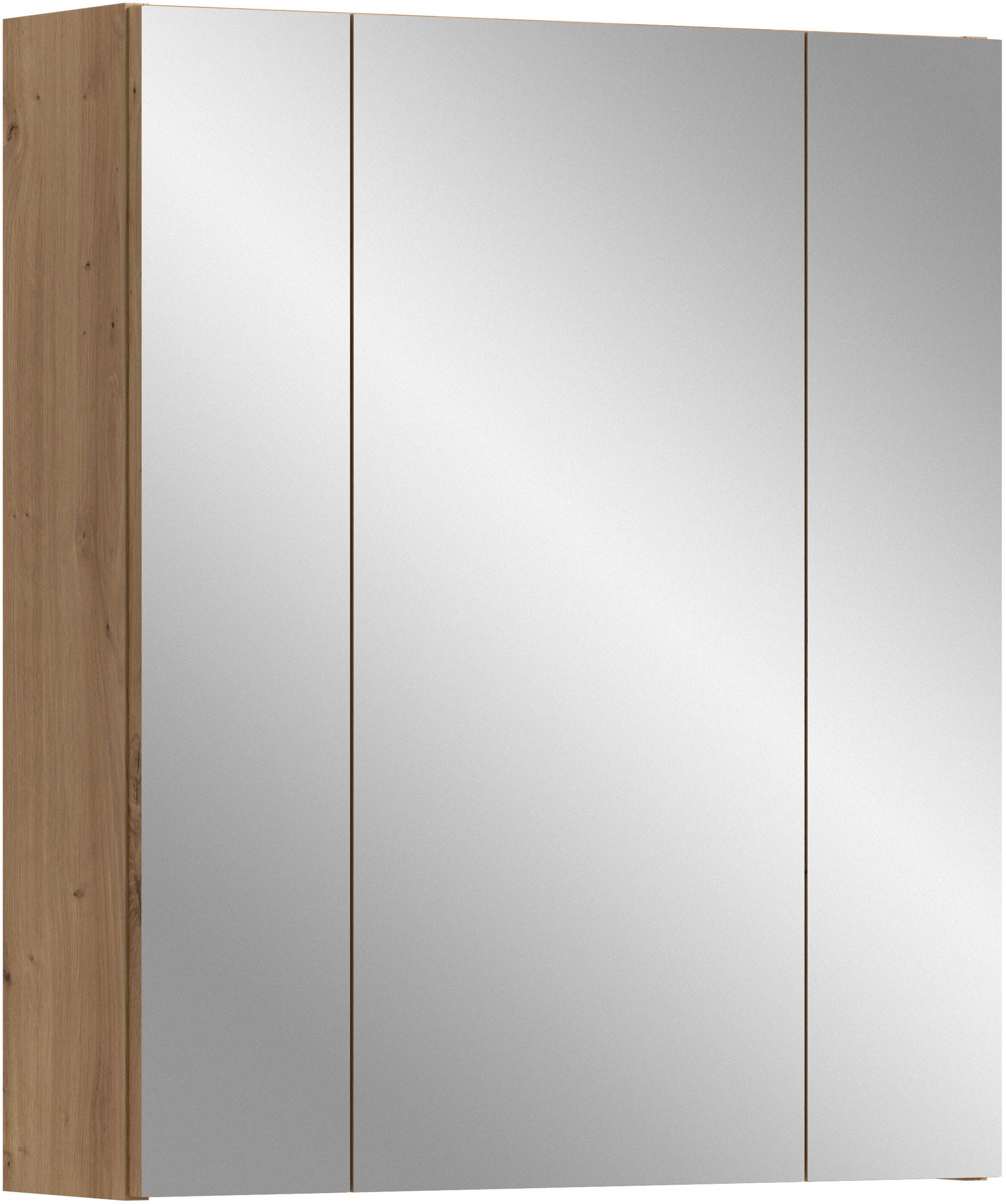 INOSIGN Spiegelschrank "Malmö, Breite 60 cm, 3 Spiegeltüren, 9 Fächer, 6 Ei günstig online kaufen