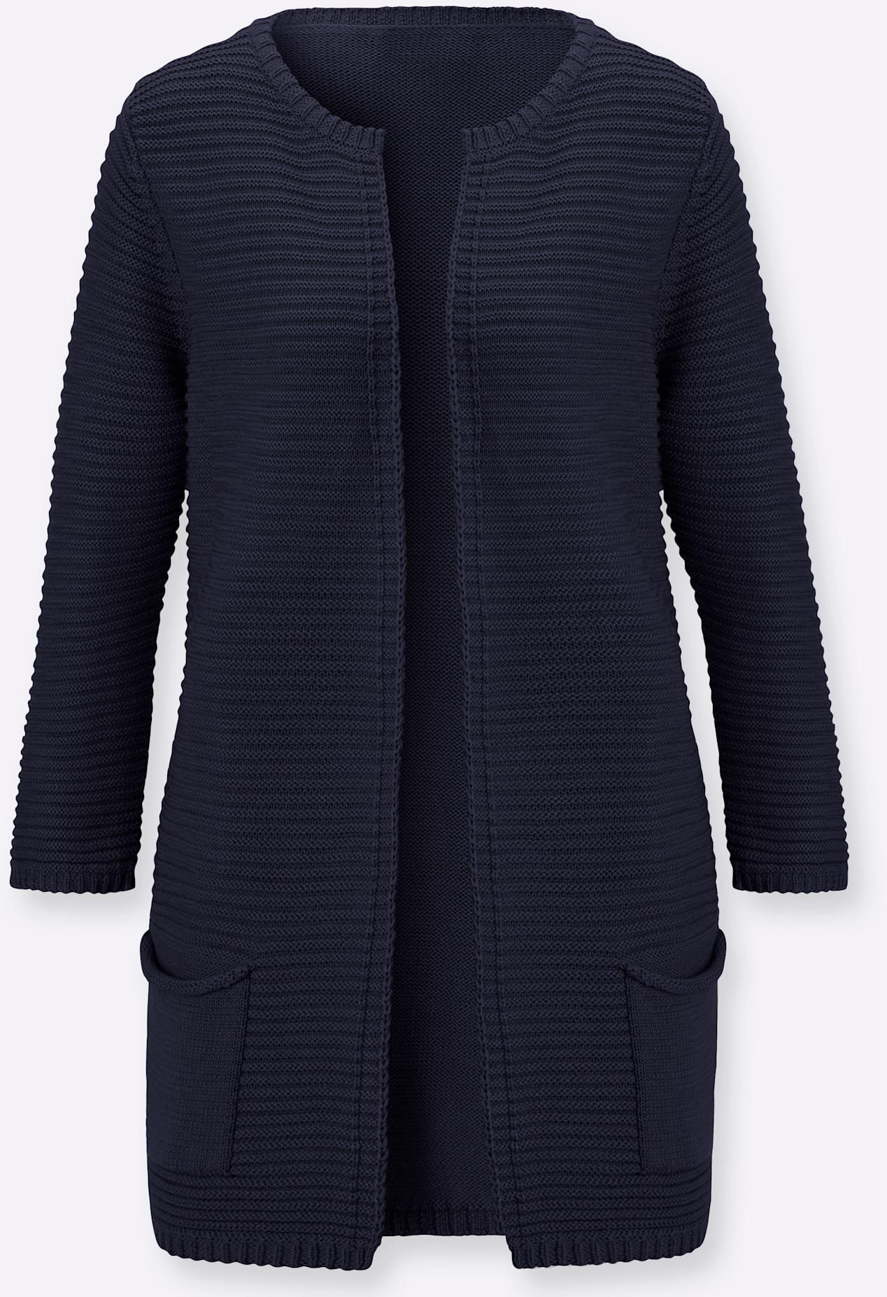 Casual Looks Women's Knit Cardigan Navy Size 36 2