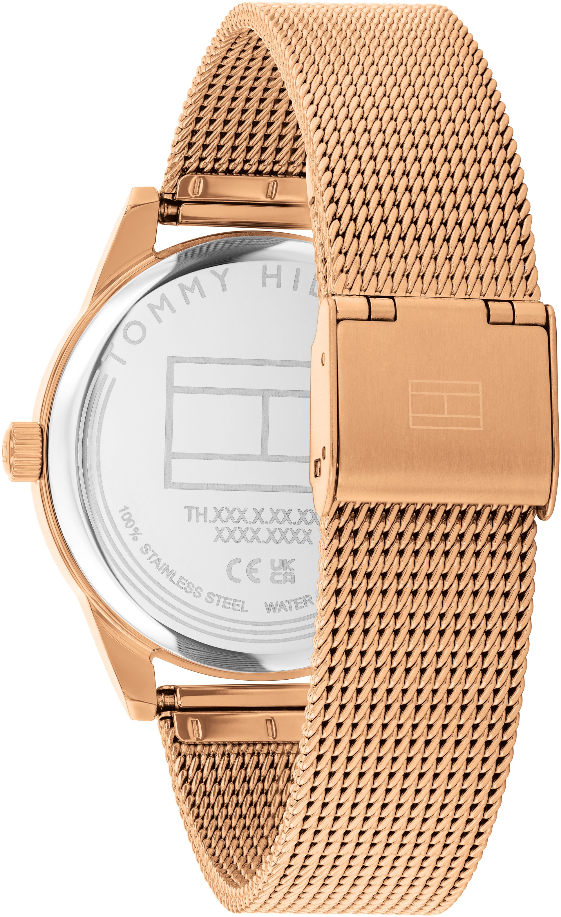 Tommy Hilfiger Multifunktionsuhr »Camille«, Quarzuhr, Armbanduhr, Damenuhr, Edelstahlarmband, analog