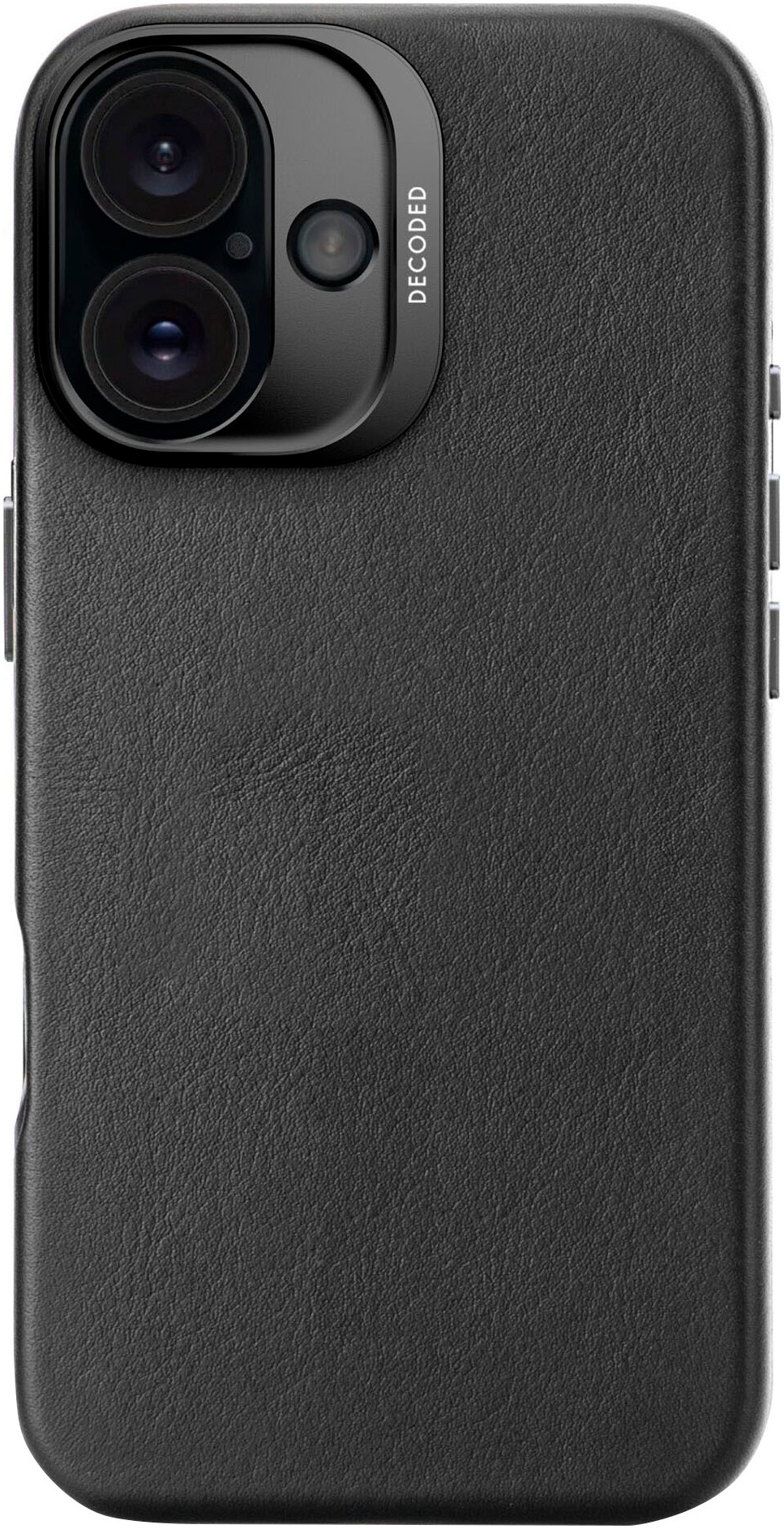 DECODED Smartphone-Hülle »Leather Backcover iPhone 16«, iPhone 16, 15,5 cm (6,1 Zoll)