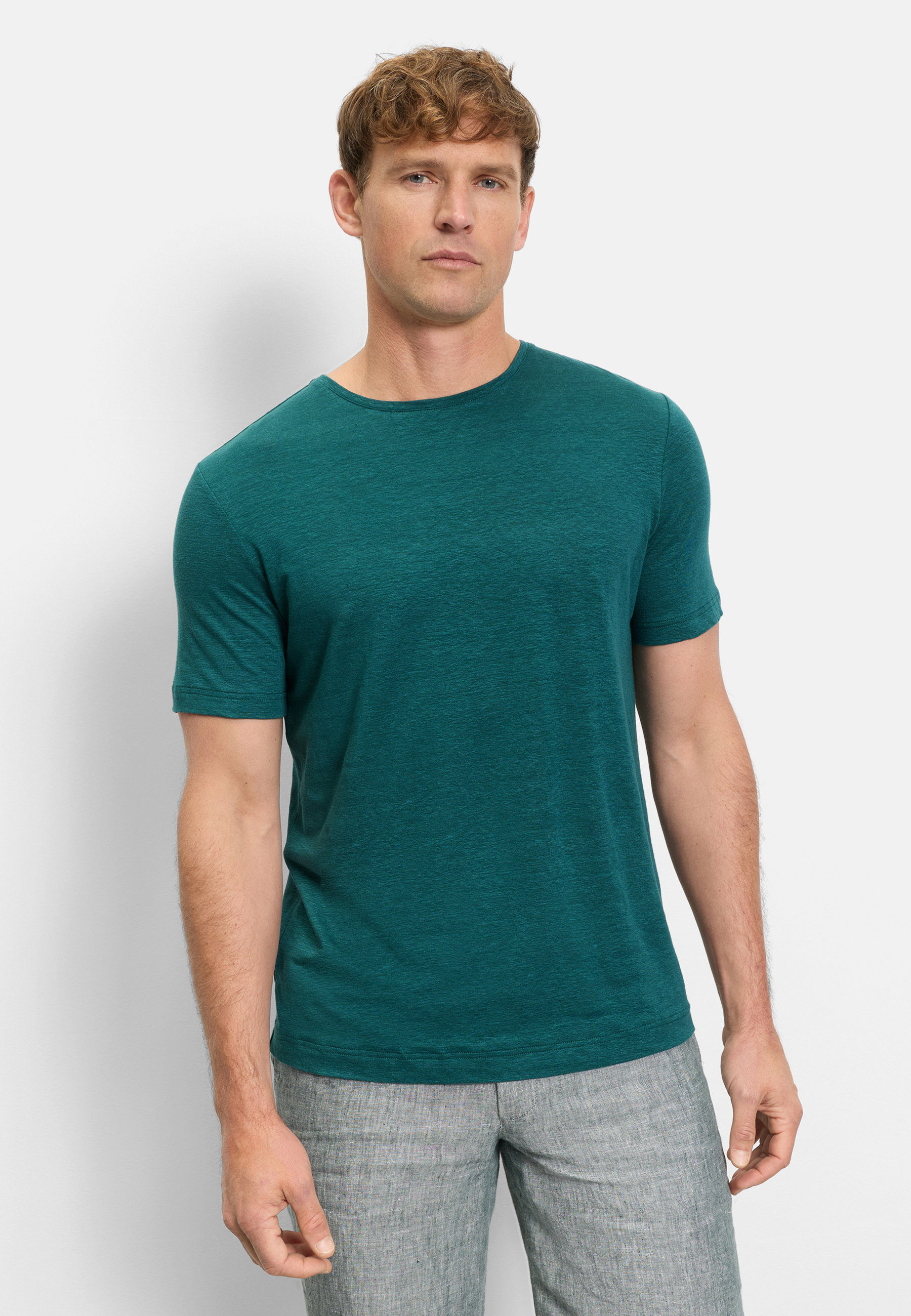 OLYMP T-Shirt "OLYMP Casual Wirk, T-Shirt"
